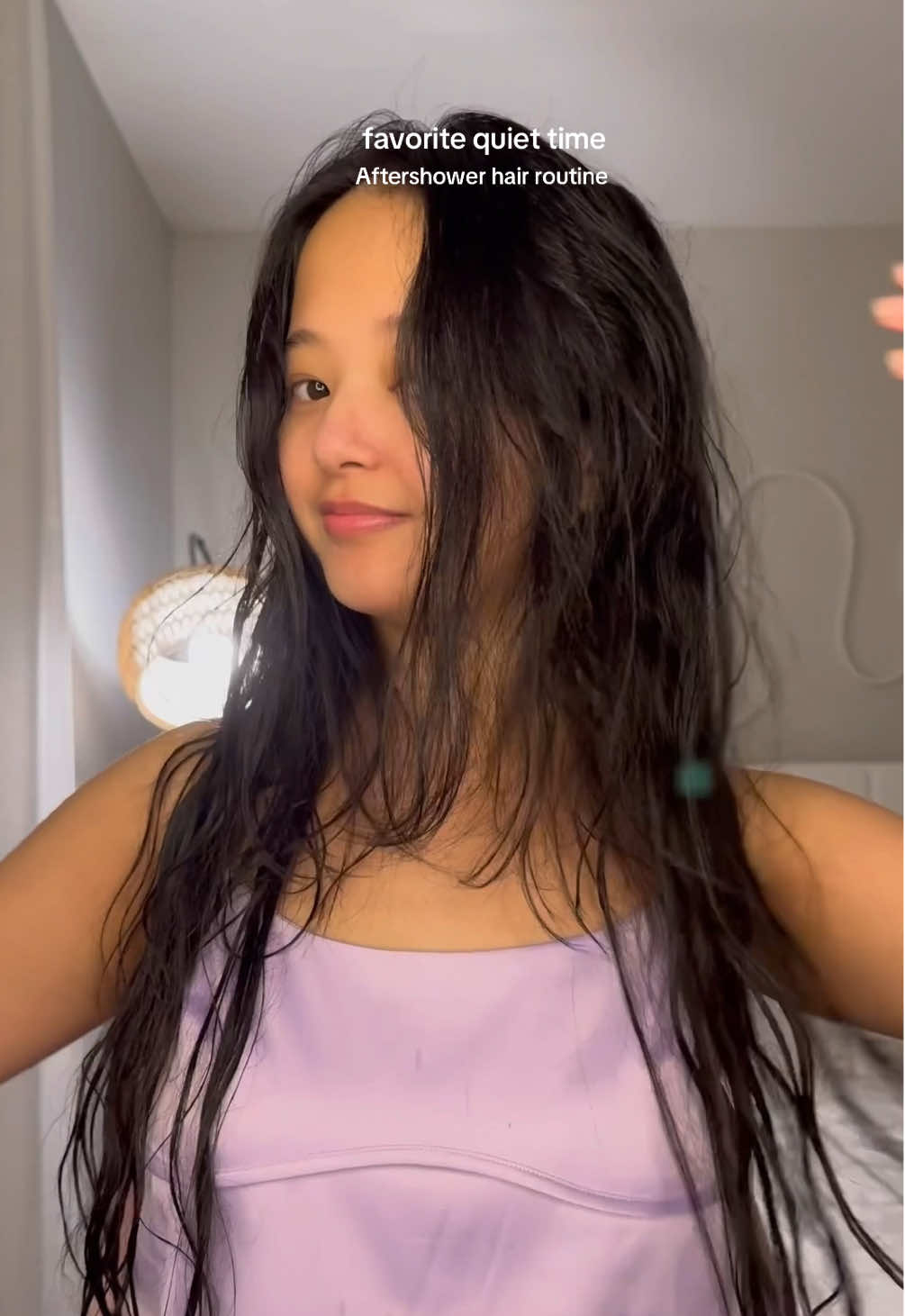 Who else is watching mismatched?  After-shower hair routine with @T3 #t3hairdryer #aftershowerhairroutine #aftershower #haircare 