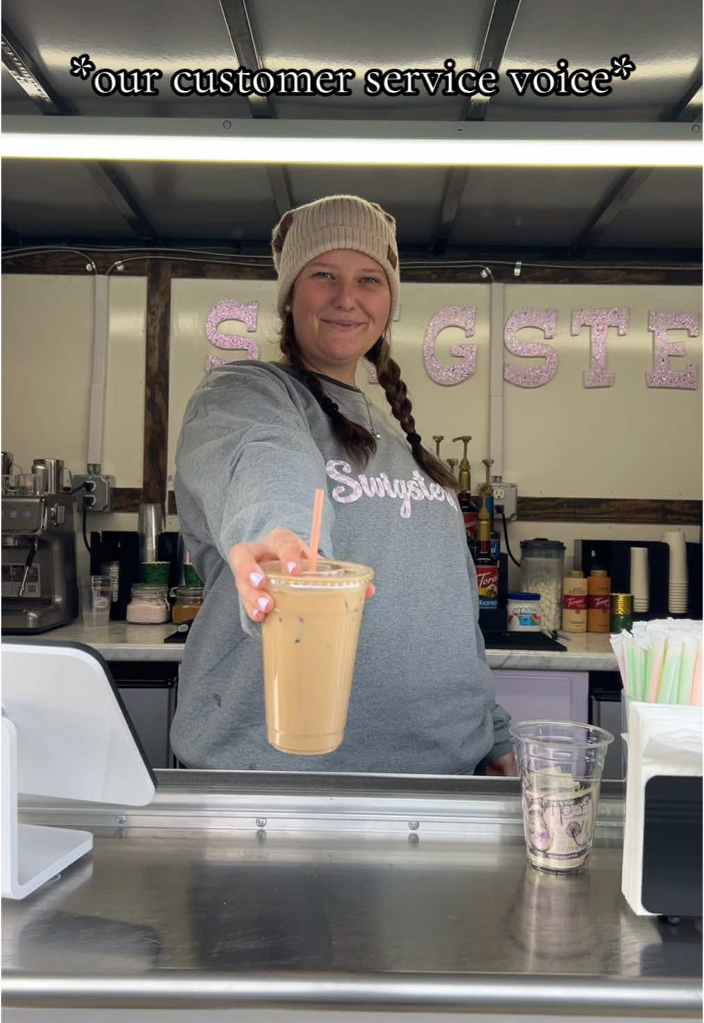 We had a blast on grand opening day!!💜🫶🏻🥤☕️ #beveragetrailer #dirtysoda #coffeetrailer #sisters #swigsters #swigsters #SmallBusiness #smallbusinessowner #grandopening 