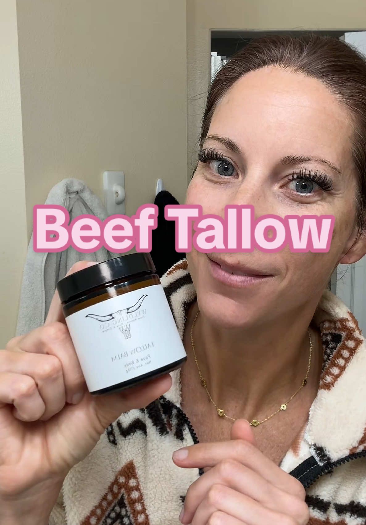 Beef Tallow is so rich in vitamins and minerals for your skin!! @Wyldling Co. is so affordable and uses only the best ingredients 🤎🤎 #beeftallow #cleanskincare #antiagingskincare #skincare 