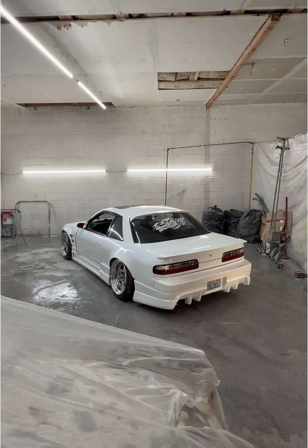 fresh from paint and damn this look thing looks brand new #s13 #240sx #s13coupe #fyp 