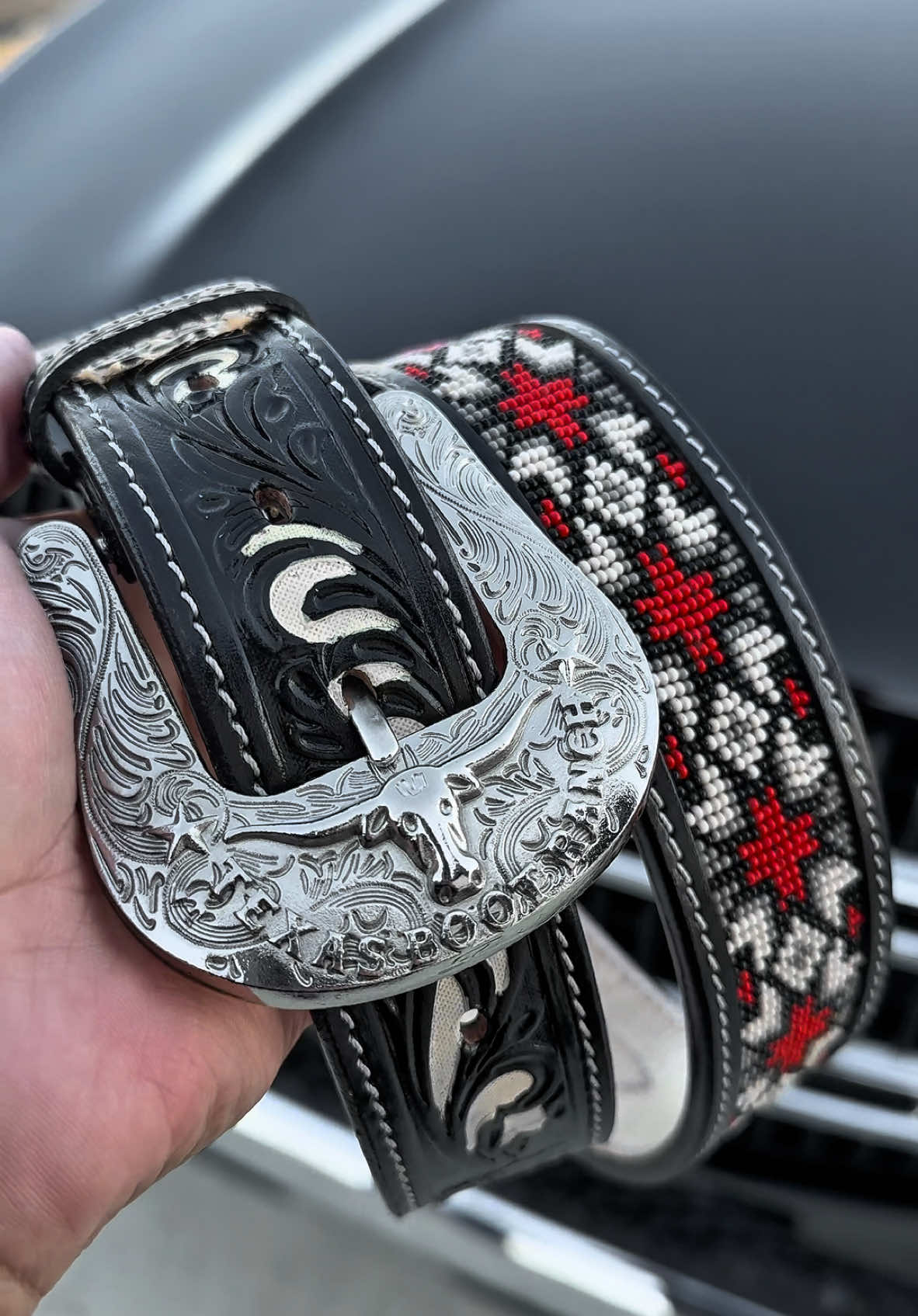 Believe It Or Not, Everything Is 100% Handmade ✍️ Our Exclusive Beaded Belts Are Available For ONLY $59.99!!🤯🚨  #texasbootranch #texasbootranchboots #belico #trending #fashion #texas #fypシ゚viral🖤tiktok  #fyp #exclusive #cowboyoutfit #cowboyboots #boots #botasvaqueras #westernwear #suelaroja #redbottoms #python #fypシ #fyppppppppppppppppppppppp #paratiiiiiiiiiiiiiiiiiiiiiiiiiiiiiii #belt #beaded 