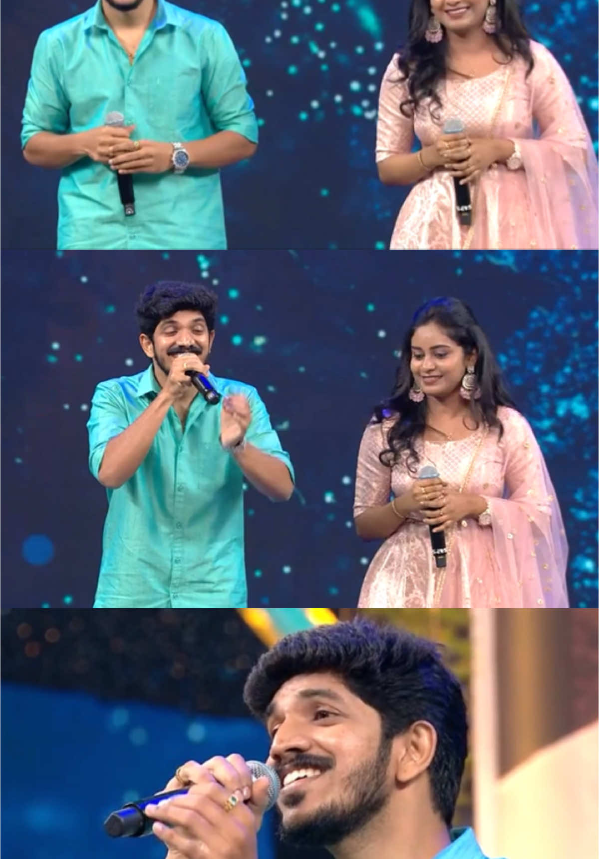 The hype is still on Viknesh and Jivitha - The combo that bring back Unna Nenachan hype to Super Singer ❤️❤️💐💐