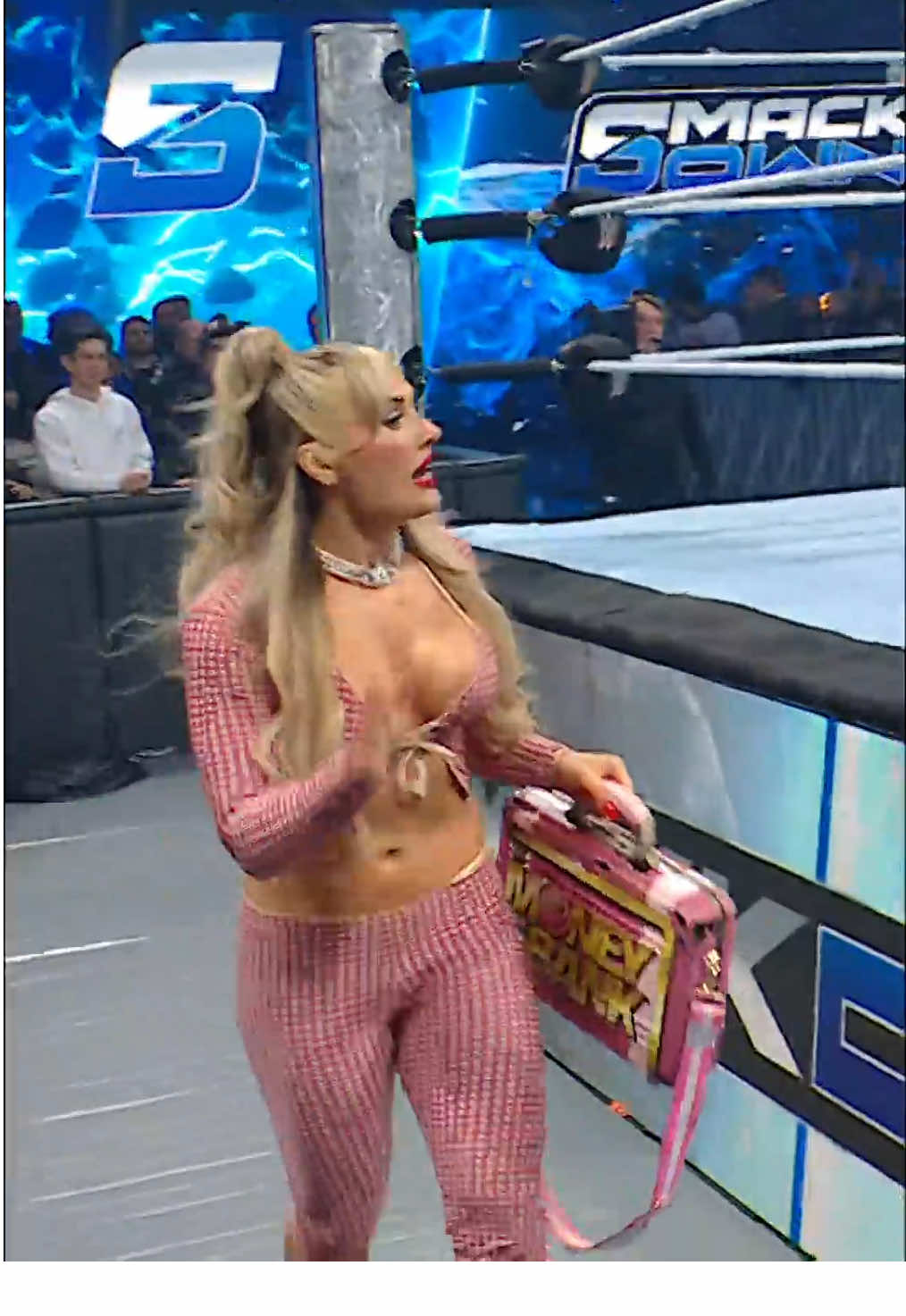 What is she plottin’? 🤔 #WWE #TiffanyStratton #NiaJax