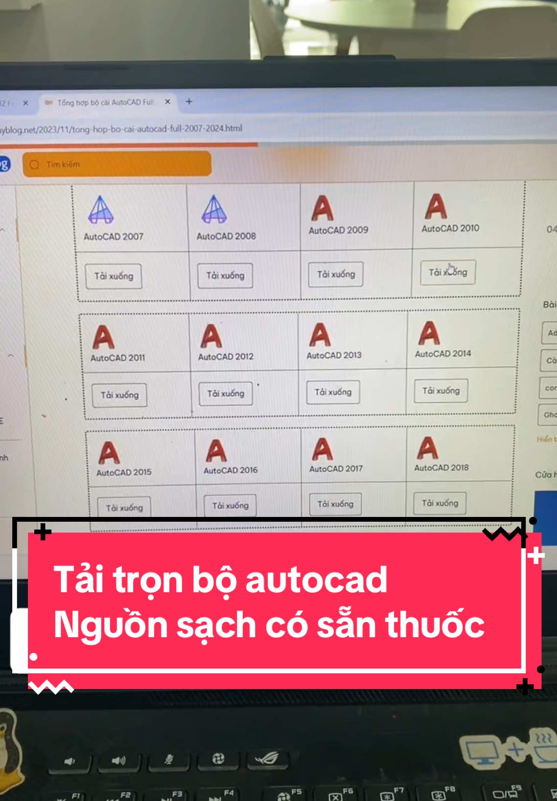 Tải autocad ở đây an toàn có thuốc sẵn nha mn #khangdatdo #caiwin #caiwindao #nghecaiwin #huongdan 