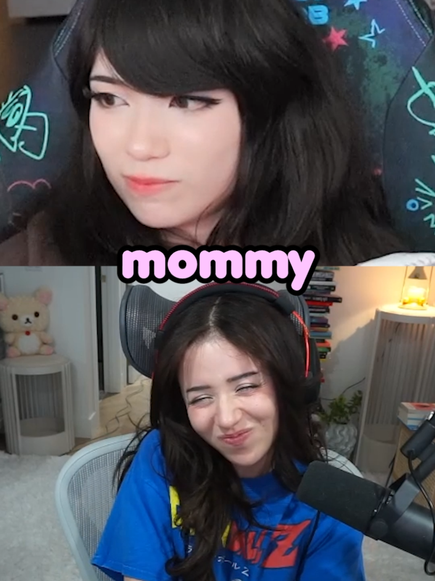 Emiru becomes Pokimane's Discord Kitten and calls her Mommy #emiru #pokimane #fyp #twitch #livestream #streamer #discordkitten #marvelrivals #foryoupagee