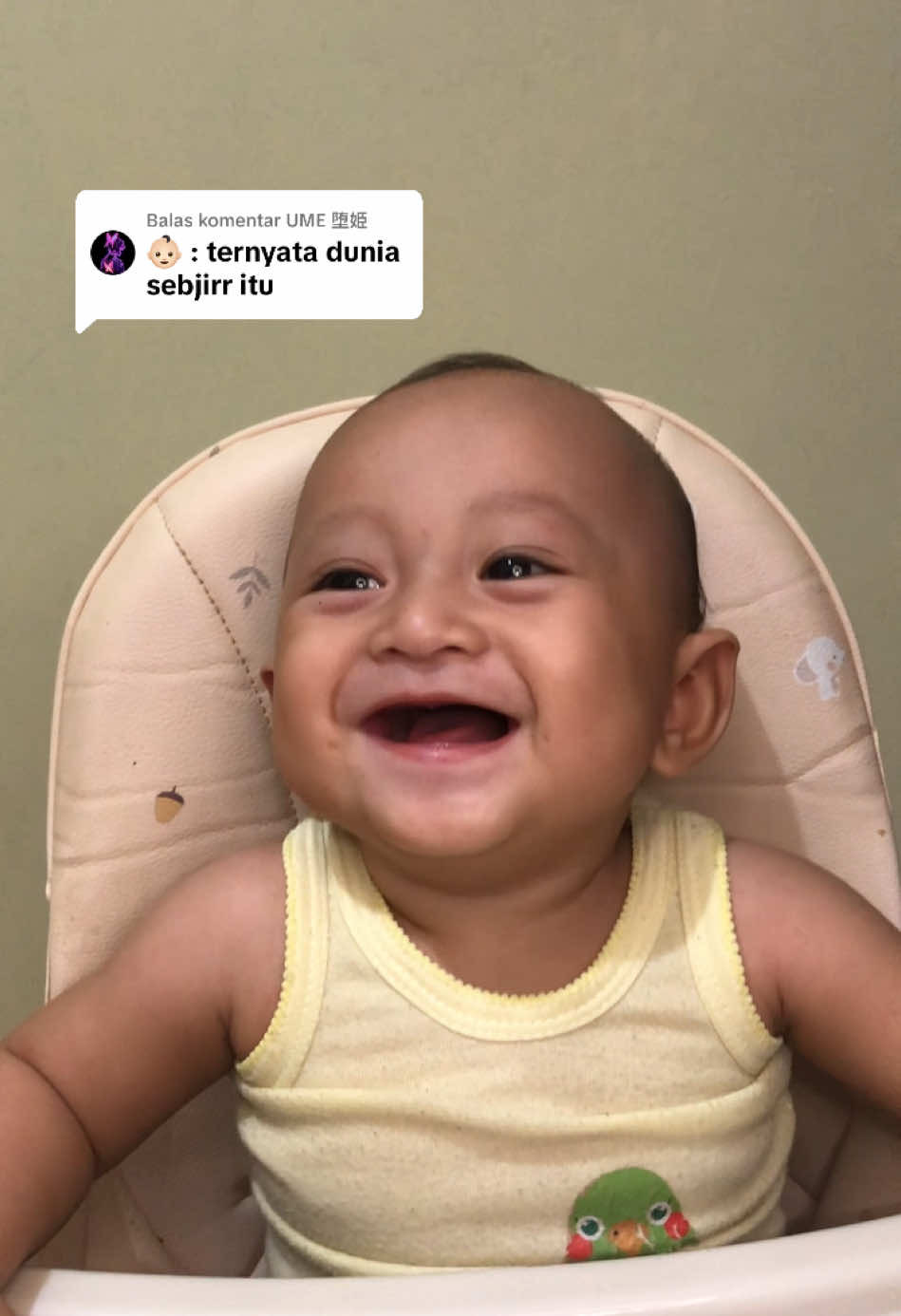 Membalas @UME 堕姫 ketawain aja om🤣🦖 mana nickname sudah terpakai🤣  #baby #babytiktok #babyboy #babytok #babyfunny #gemes #fypage #fypage #foryoupage #xyzbcafypシ #babycute #babycute #babies #babyfunnymoments #fypp #liammacallister #liam #fyp 