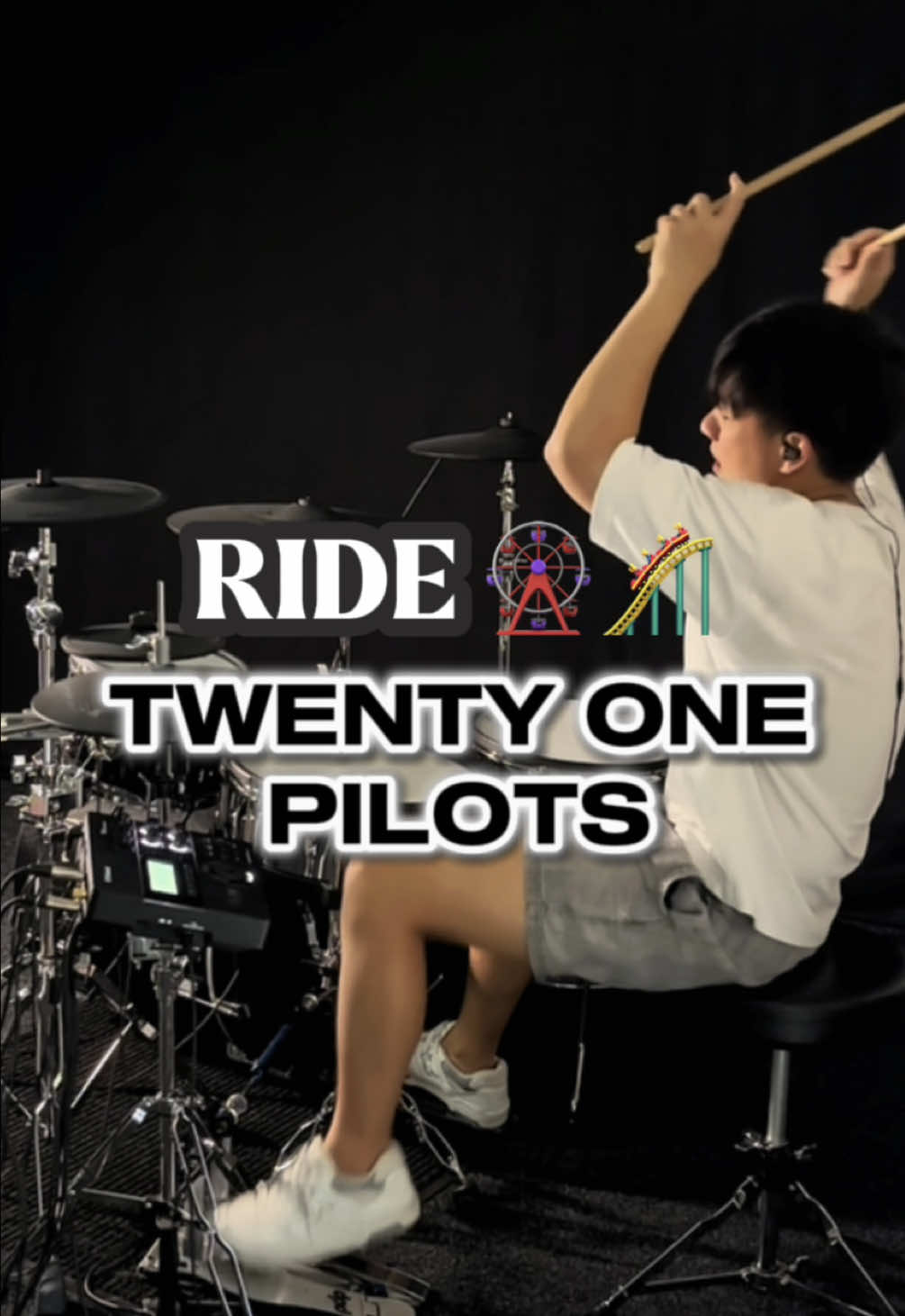 #drums Ride 🚲🎡🎢 @twenty one pilots  . #fyp #foryou #foryoupage #drumcover #drumtok #ride #top 