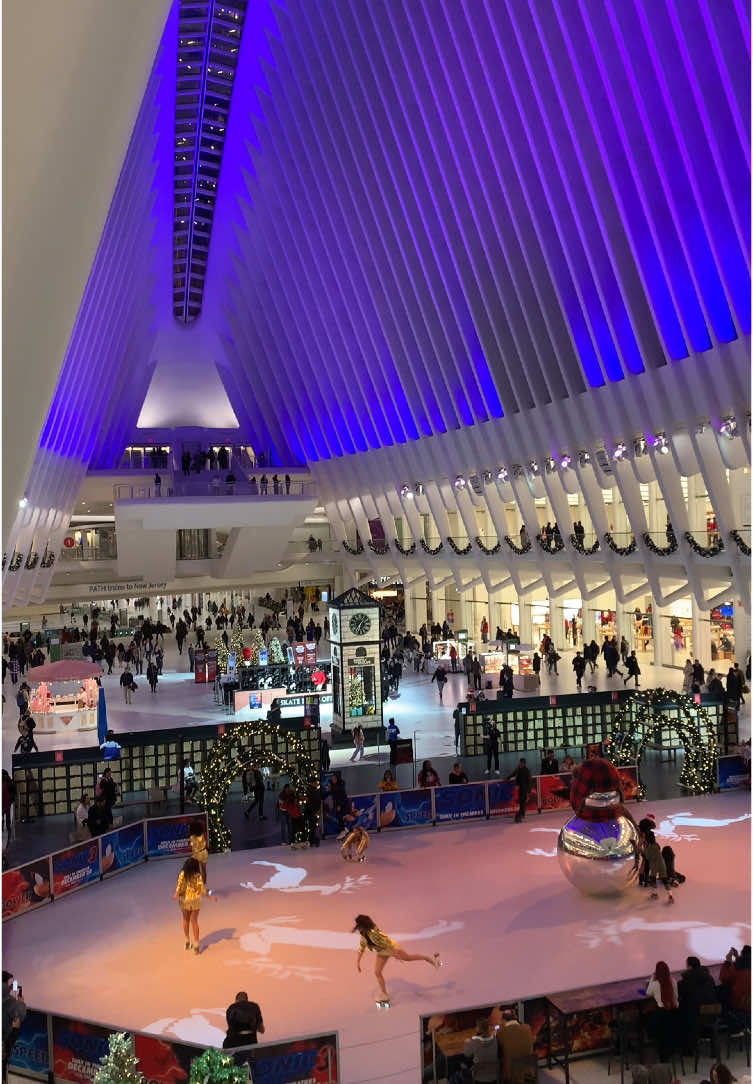 Christmas vibes in New York City , Oculus World Trade Center 🎄🎅🇺🇸❤️ #NYCPhotography #usa_tiktok #christmas #nyc #Usa  