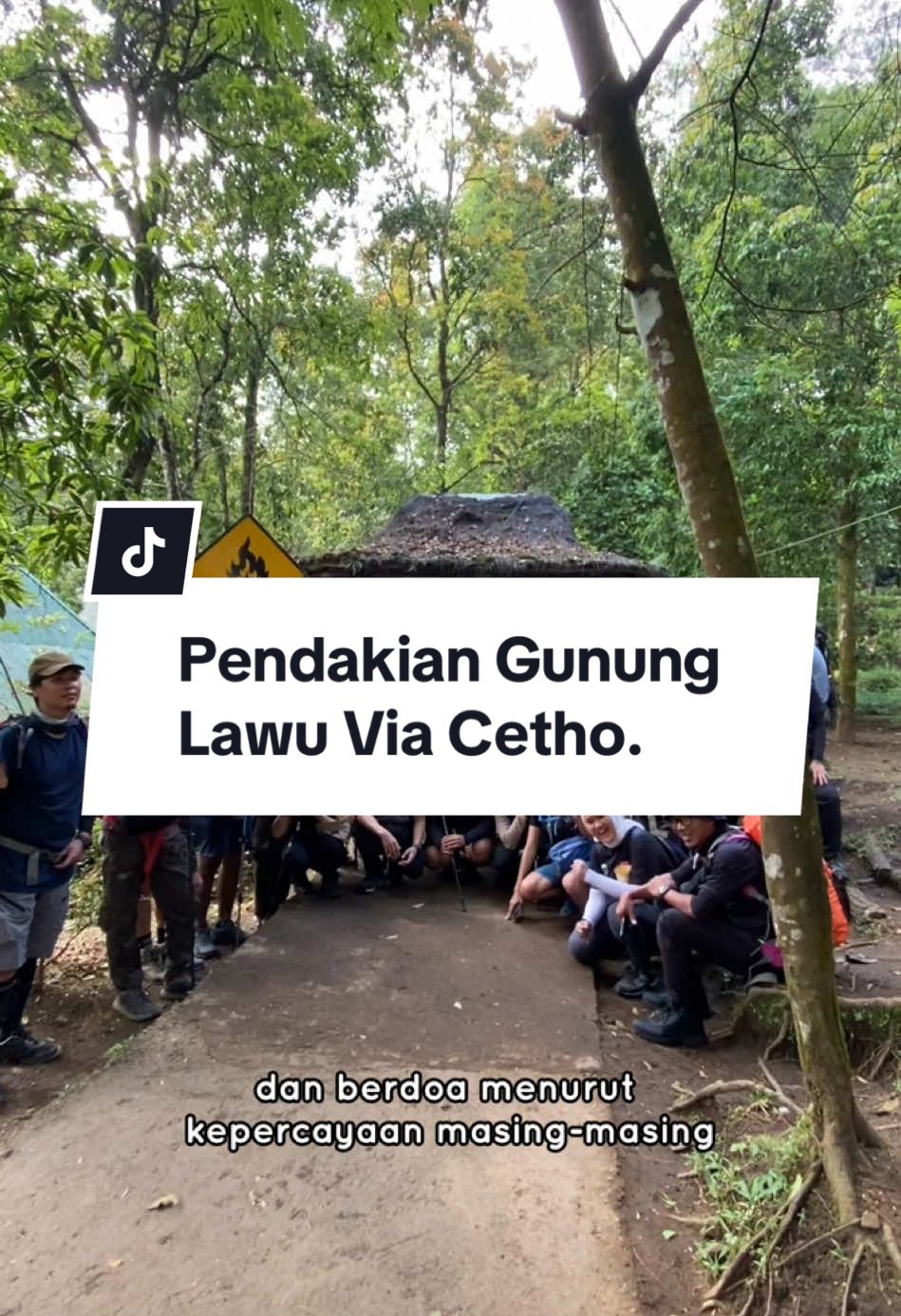 Tetap jaga kesehatan sebelum pendakian, dan wajib bawa jas hujan/payung okey ☺️ #pendakiindonesia #gununglawu #exploregunung 