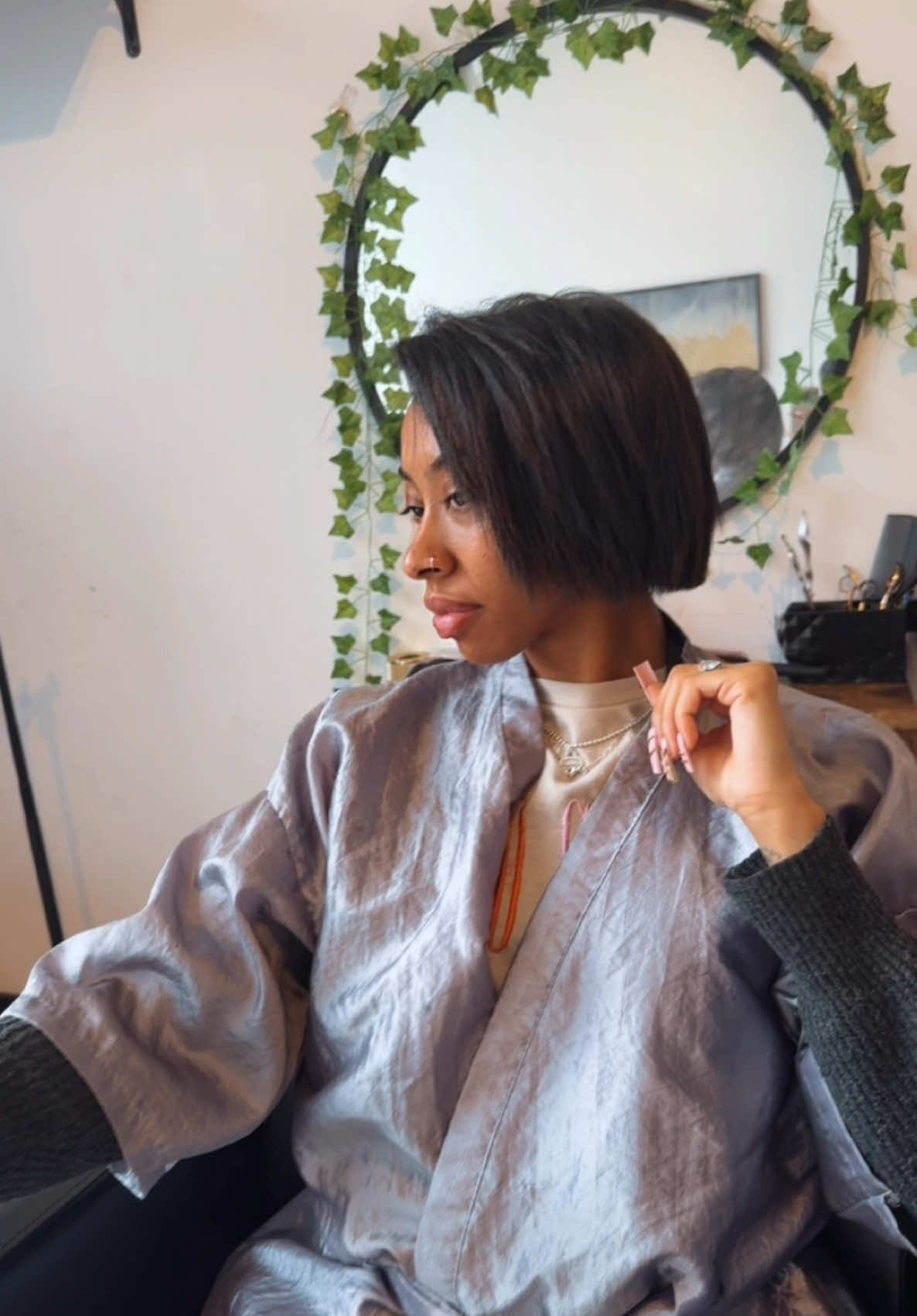 What a difference 8 months can make froma bomb natural pizie to a flawless bob ❤️www.fleurbalancesalon.com 