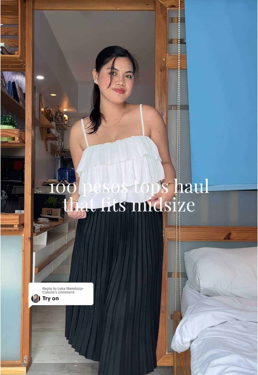 Replying to @Lyka Mendoza-Colona These ₱100 tops from Nakd Fashion is the cutest and so affordable! Plus! it fits midsize too! #tryonhaul #clotheshaul #cutetops #midsizetops #topsforwomen #affordabletopsforwomen #midsizeoutfits #midsize #outfitinspo 