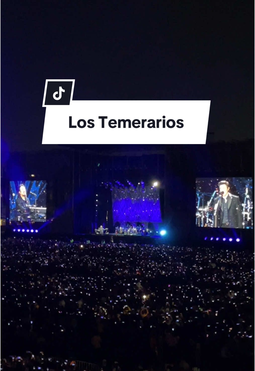 Los Temerarios ante 65 mil personas en el Estadio GNP #lostemerarios  #lostemerariosfans  #lostemerarios🎶🎵💓 