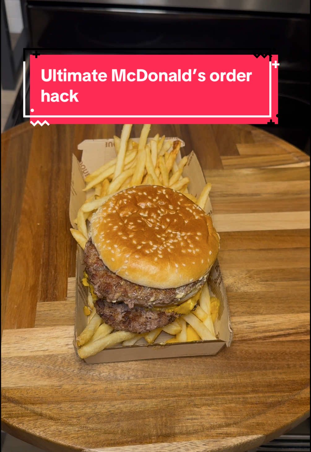 This double quarter pounder dressed as a big Mac will be your go to McDonald’s order from now on! This is the best McDonald’s hack of all time! #mcdonalds #mcdonaldshacks #mcdonaldshack #mcdonaldsorder #eatingmcdonalds #creatorsearchinsights