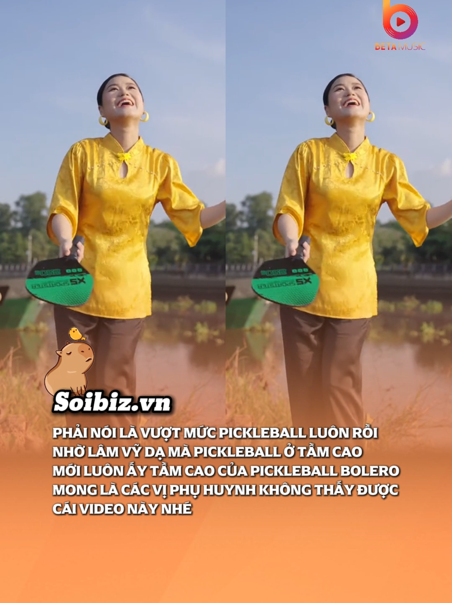 Mong các vị phụ huynh không thấy #betamusic #nhachaymoingay #antertainment #soibiz #lamvyda #pickleball