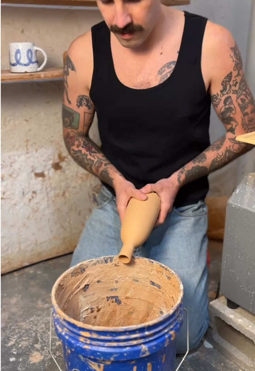 giving all these lil pots a second chance cuz im spiritual like that  #pottery #asmr 