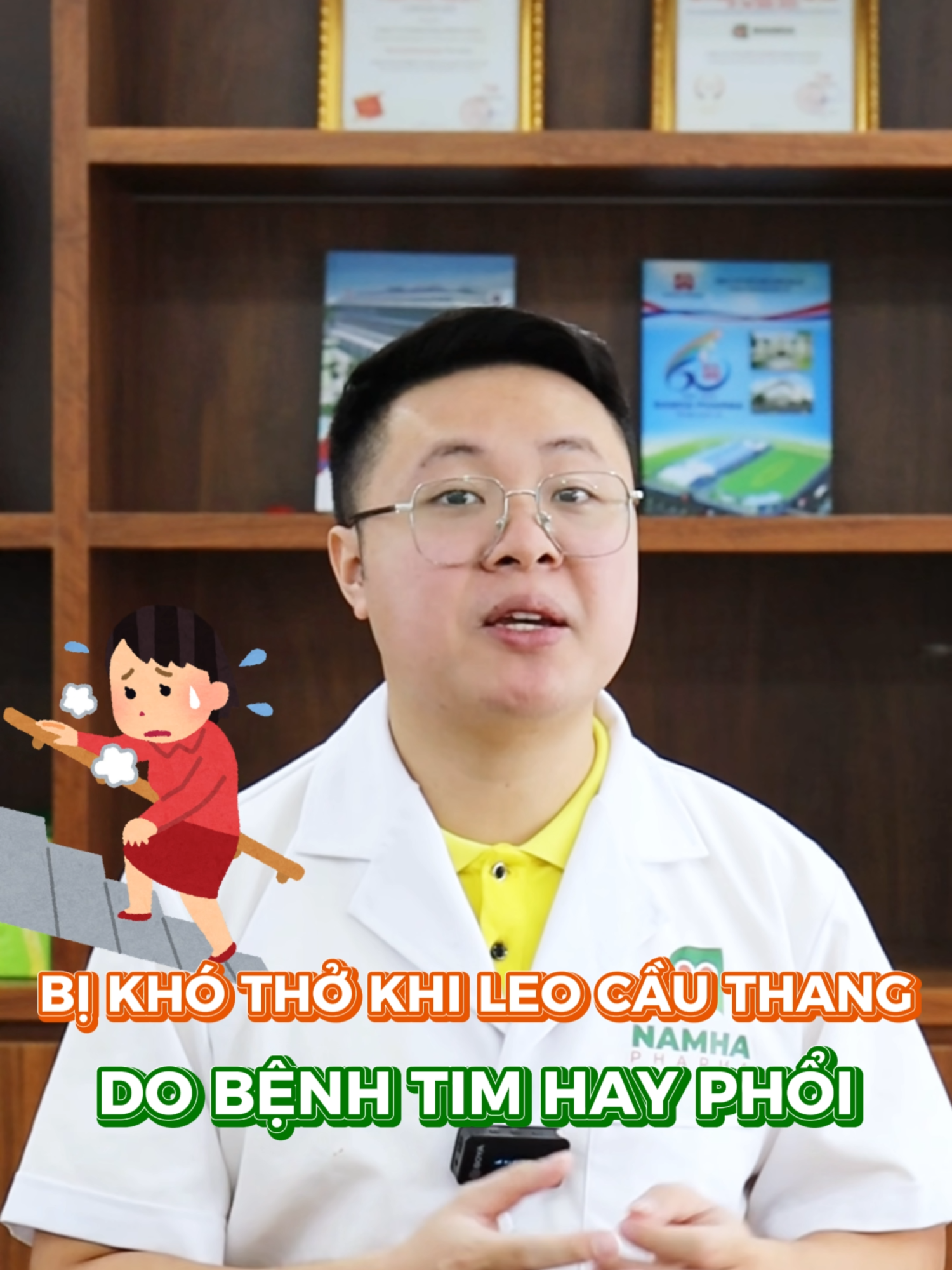 Vậy làm sao để biết khó thở của bạn liên quan đến tim hay phổi? Đây là cách phân biệt, hãy xem hết video nhé #namhapharma#duocnamha#fyp#viral