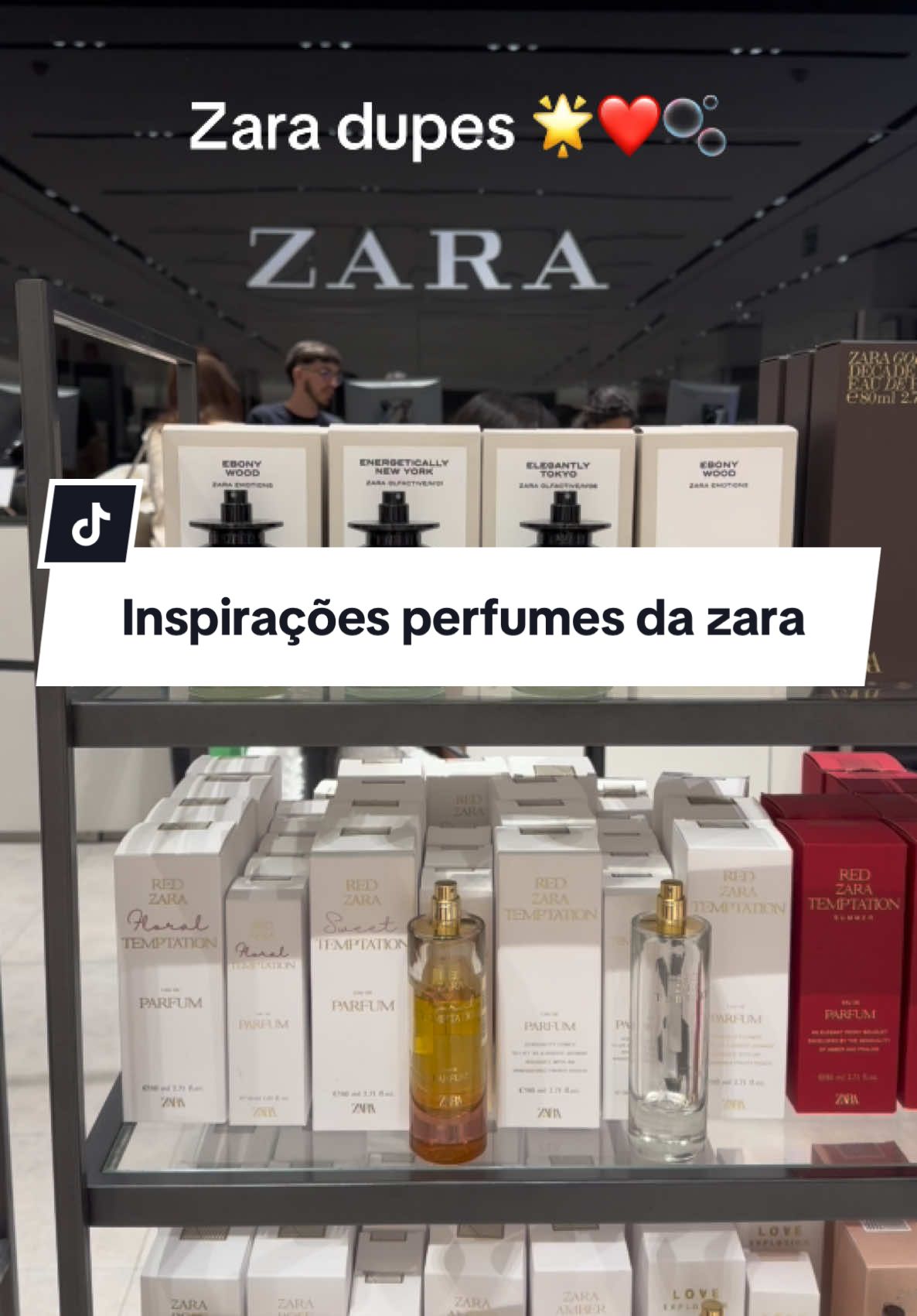 Inspirações dos perfumes famosinhos da zara! E ai, ja sabiam algum desses? Eu AMO quase todos aii 🥹❤️🎀🌈 #perfumes #zara #cheirosa #perfumetiktok #vaiprofy 