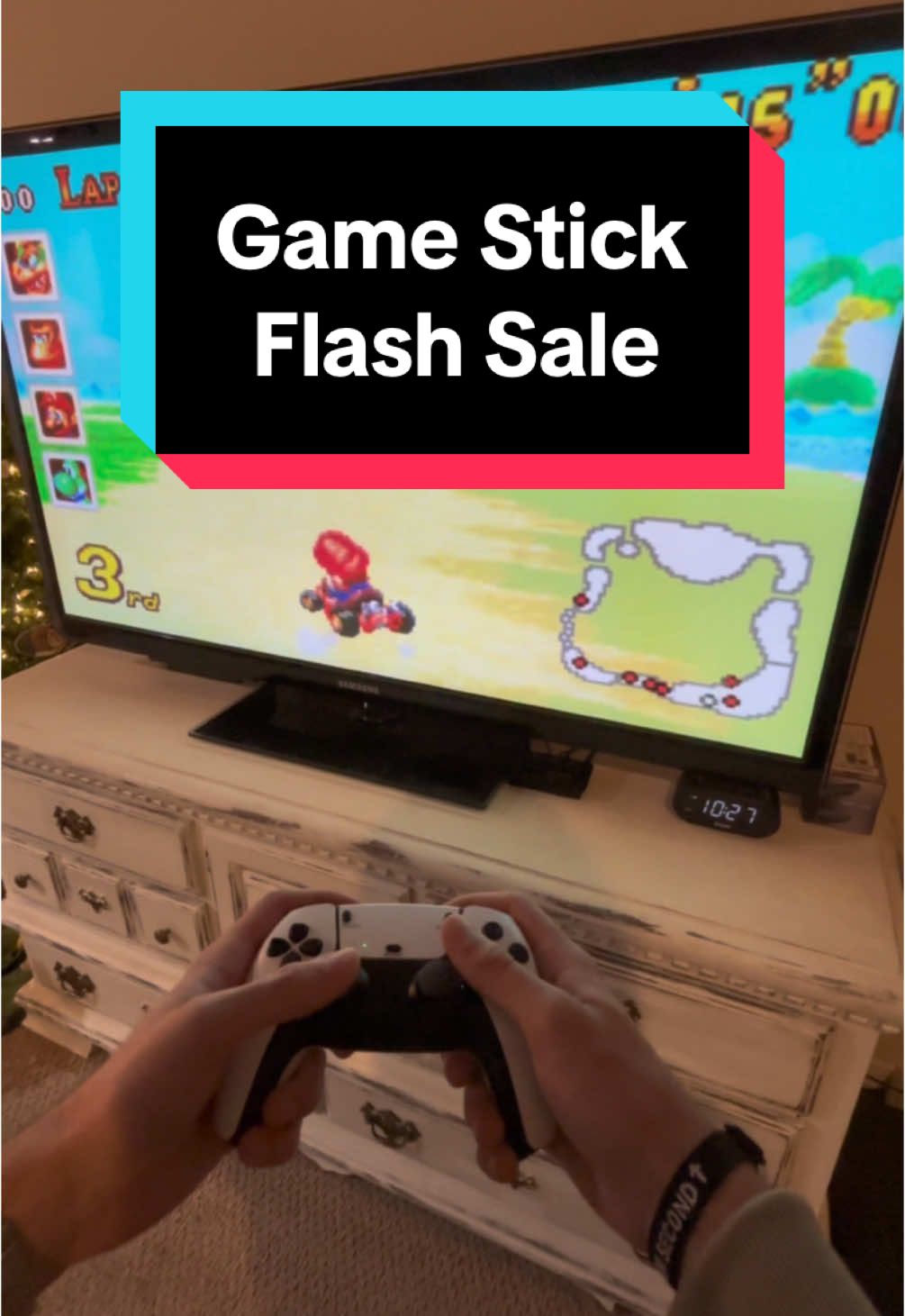 This little game stick is actually so much fun and makes a great Christmas gift! #christmasgift #creatorsearchinsights #gamestick #tiktokmademebuyit #giftideas 