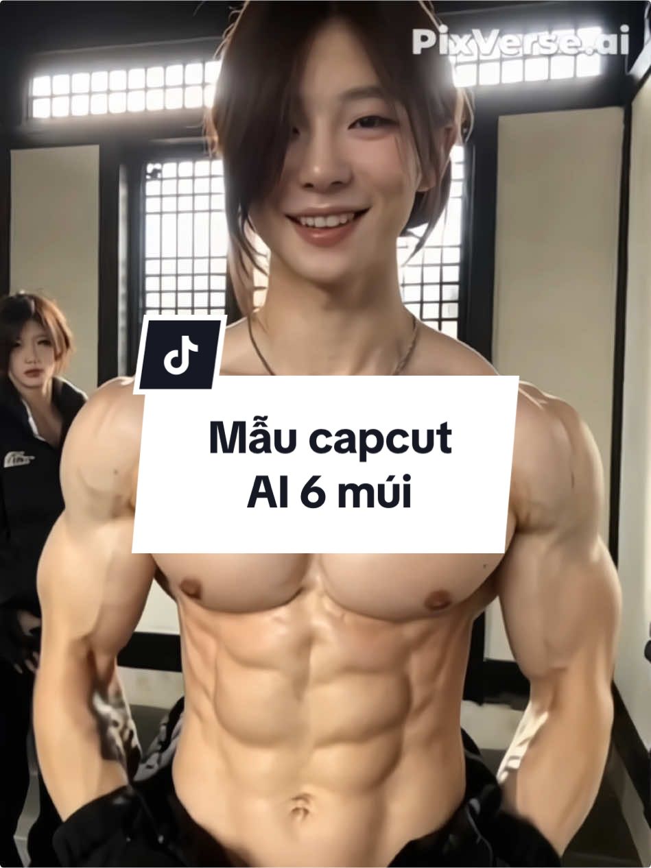 Trend AI cơ bắp 6 múi #CapCut #xuhuong  