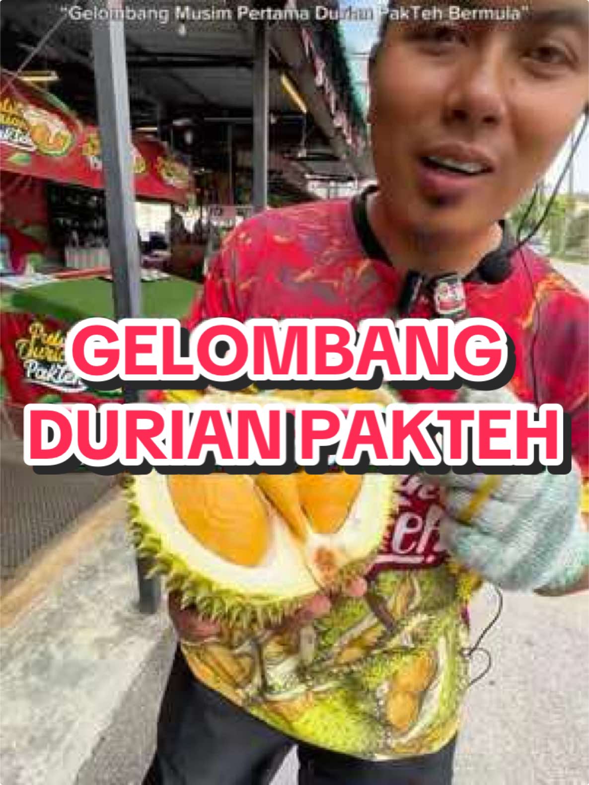 Gelombang durian PakTeh untuk pertama dah bermula..ampa semuaa jangan lupa temu janji kita nah🥰 #paktehfruits #paktehfruitsviral #syurgabuahseluruhdunia #buahbuahan #kedaibuahviral #reviewbuah #rezekikongsibersama #fenomenadurianpakteh #durianpaktehfruits 