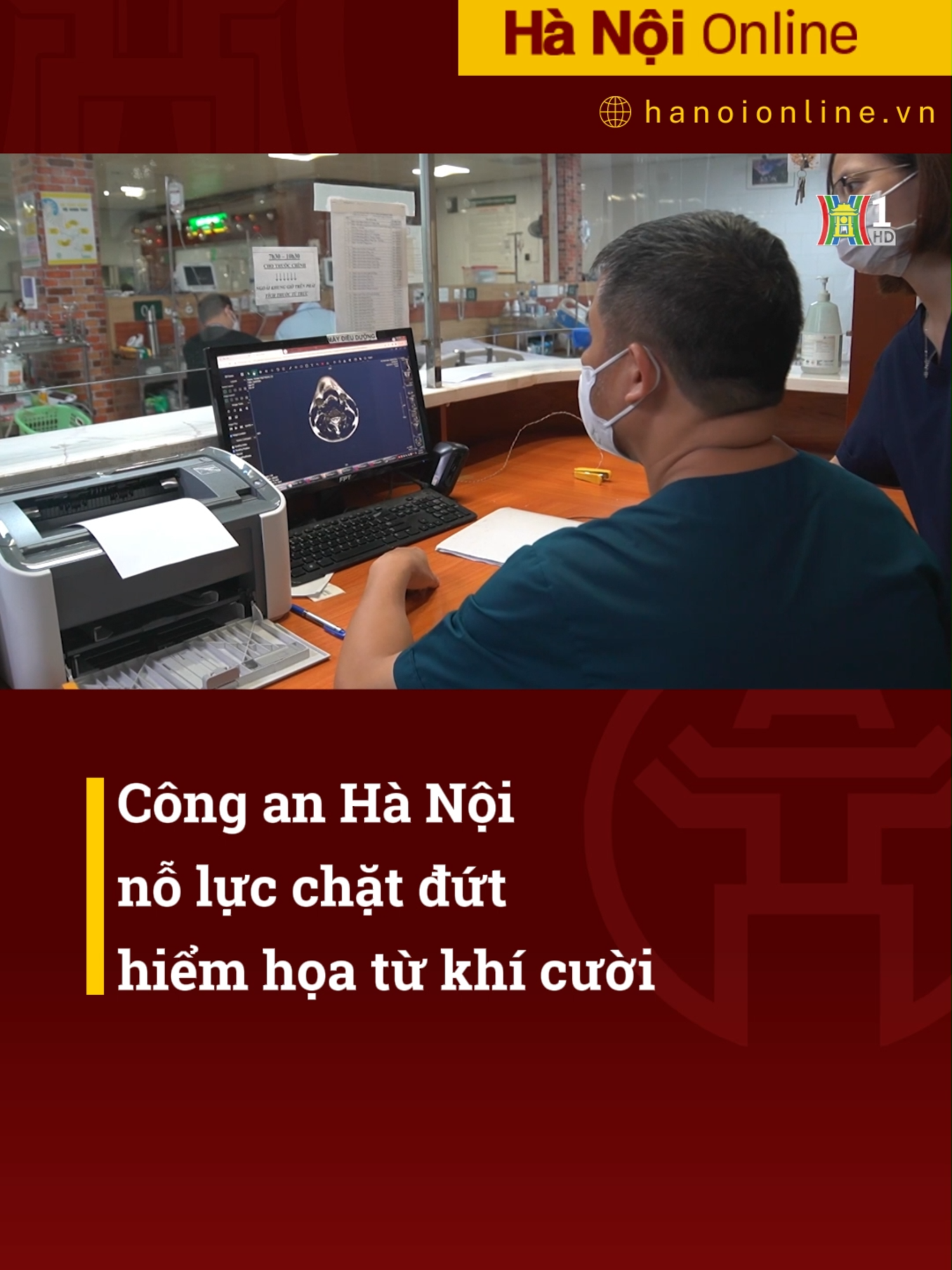 Công an Hà Nội nỗ lực chặt đứt hiểm họa từ khí cười. #htvdaihanoi #daihanoi #tiktoknews #congan