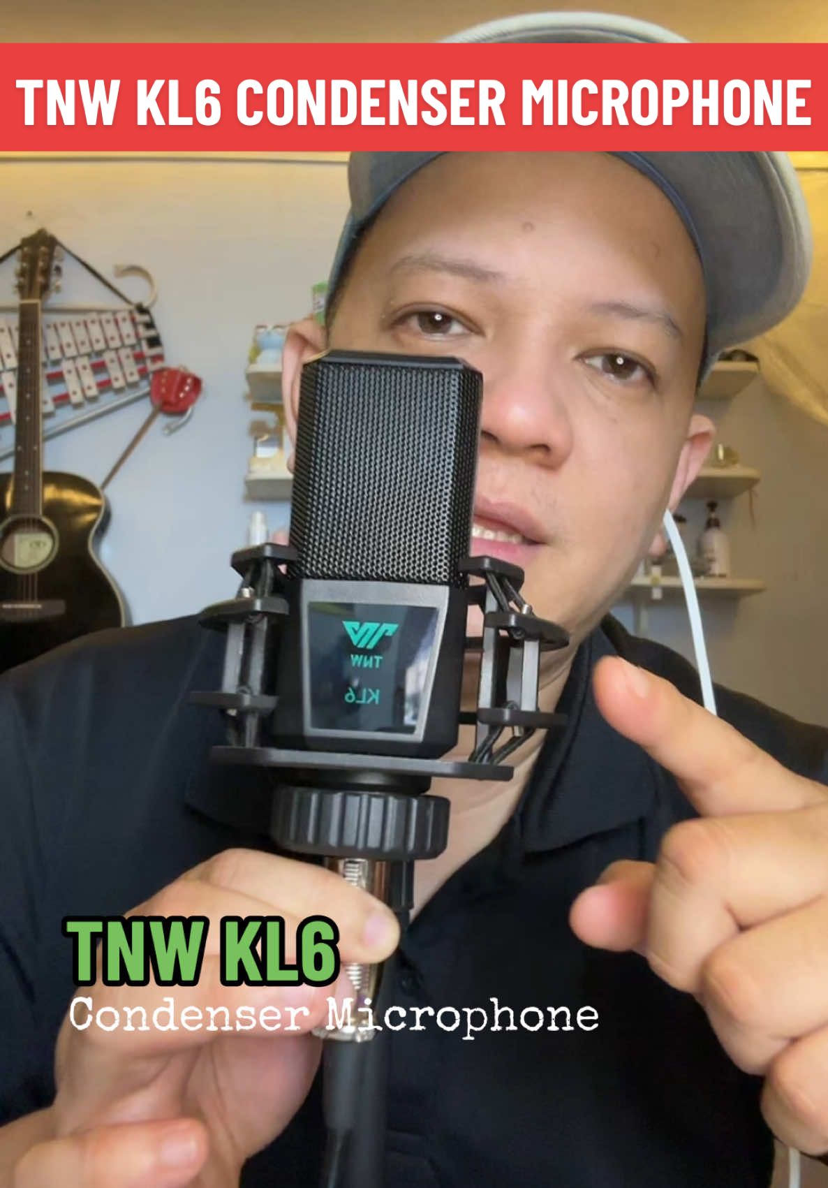 KL6 TNW CONDENSER MICROPHONE VLOGGING MIC CONTENT CREATION #microphone #tnw #tnwmicrophone #condensermicrophone #fyp