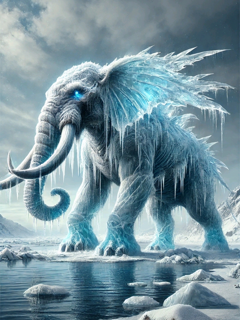 Ice + Elephant Amazing Hybrid Animal #shorts #aishorts #viralshorts #tiktokshorts #aimutan #aivideos #elephants #ice #animalsfusion #viraltiktok #creatorsearchinsights #aigenerators #aiviralshorts 