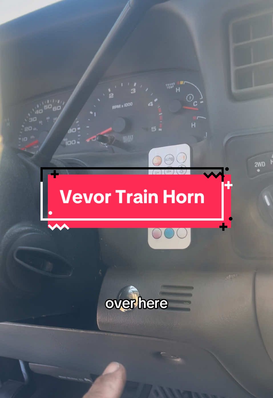 Installed a train horn in our F250 truck! #auto #truck #horn #f250 #DIY #maintenance #train @Vevor_US #vevor 