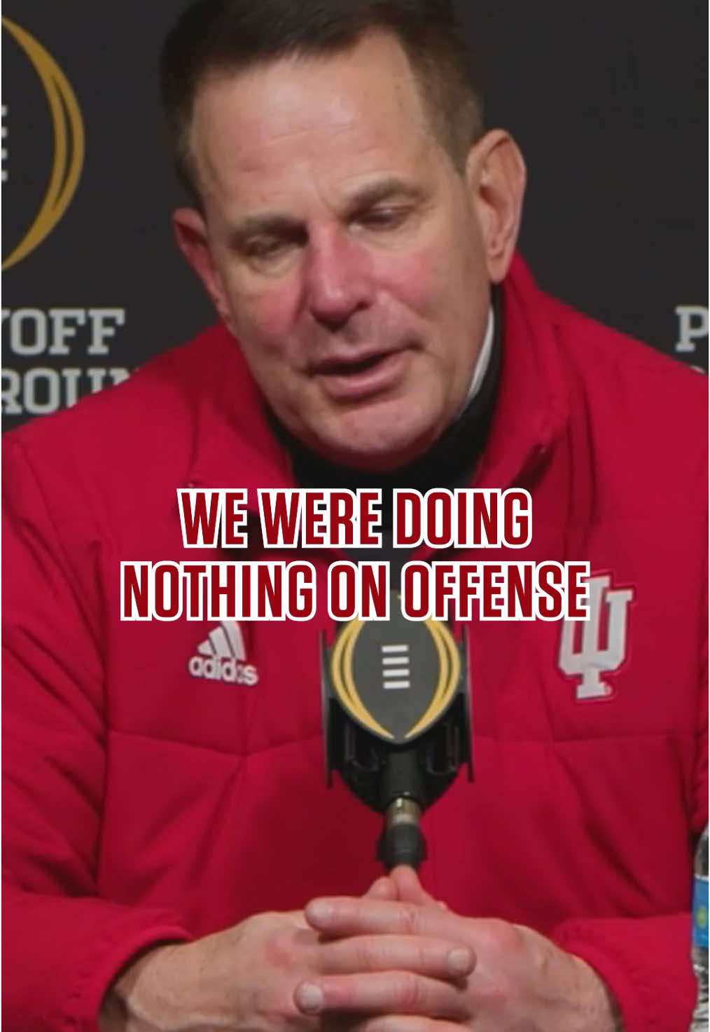 Indiana Head Coach Curt Cignetti breaks down the decision to punt late in the game and down multiple scores 🔴 #cfbonfox #CollegeFootball #indiana #notredame