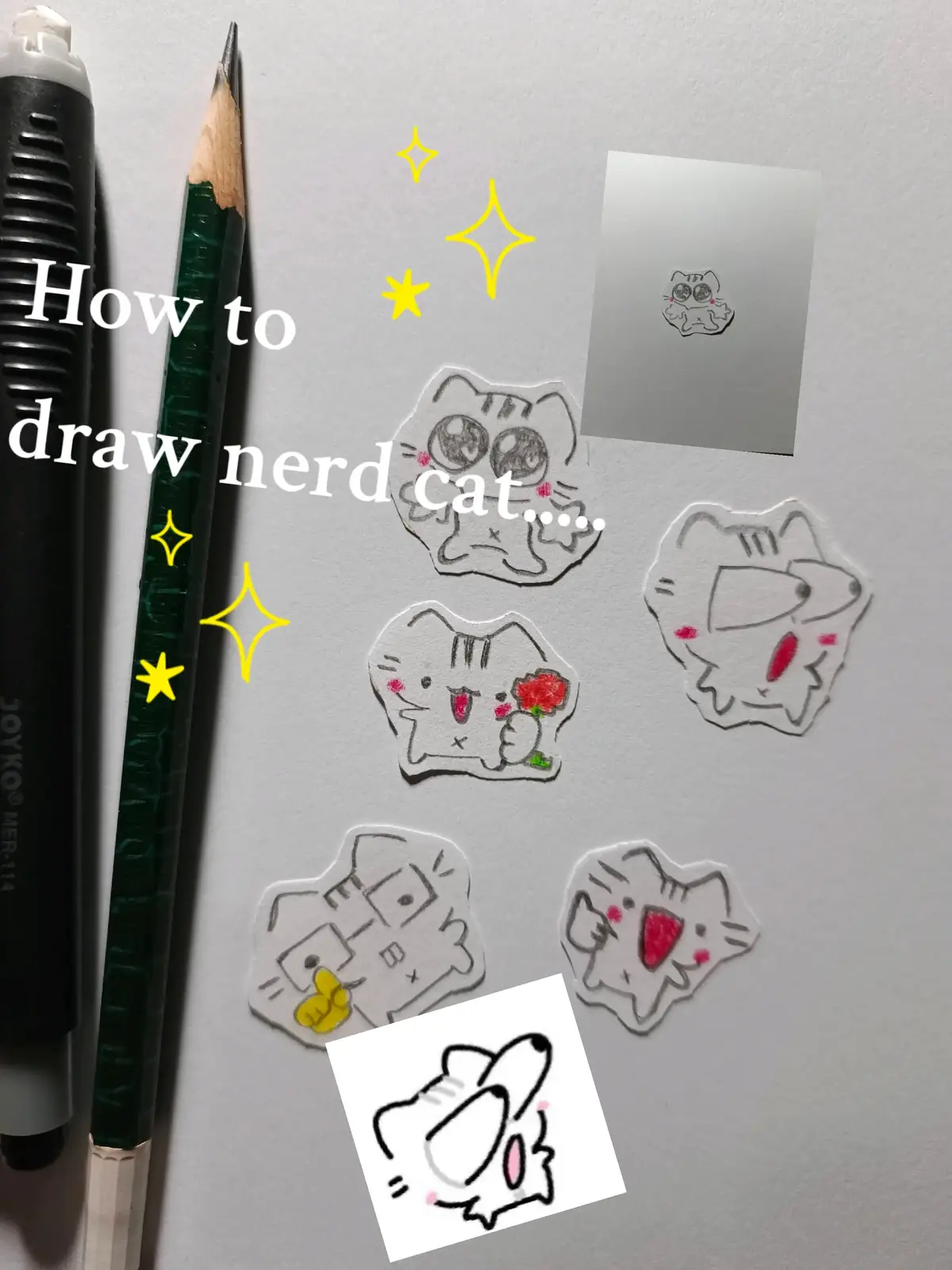 @axoop74 #howtodraw #cat #nerdcat #trend #art #foryou #fyp 