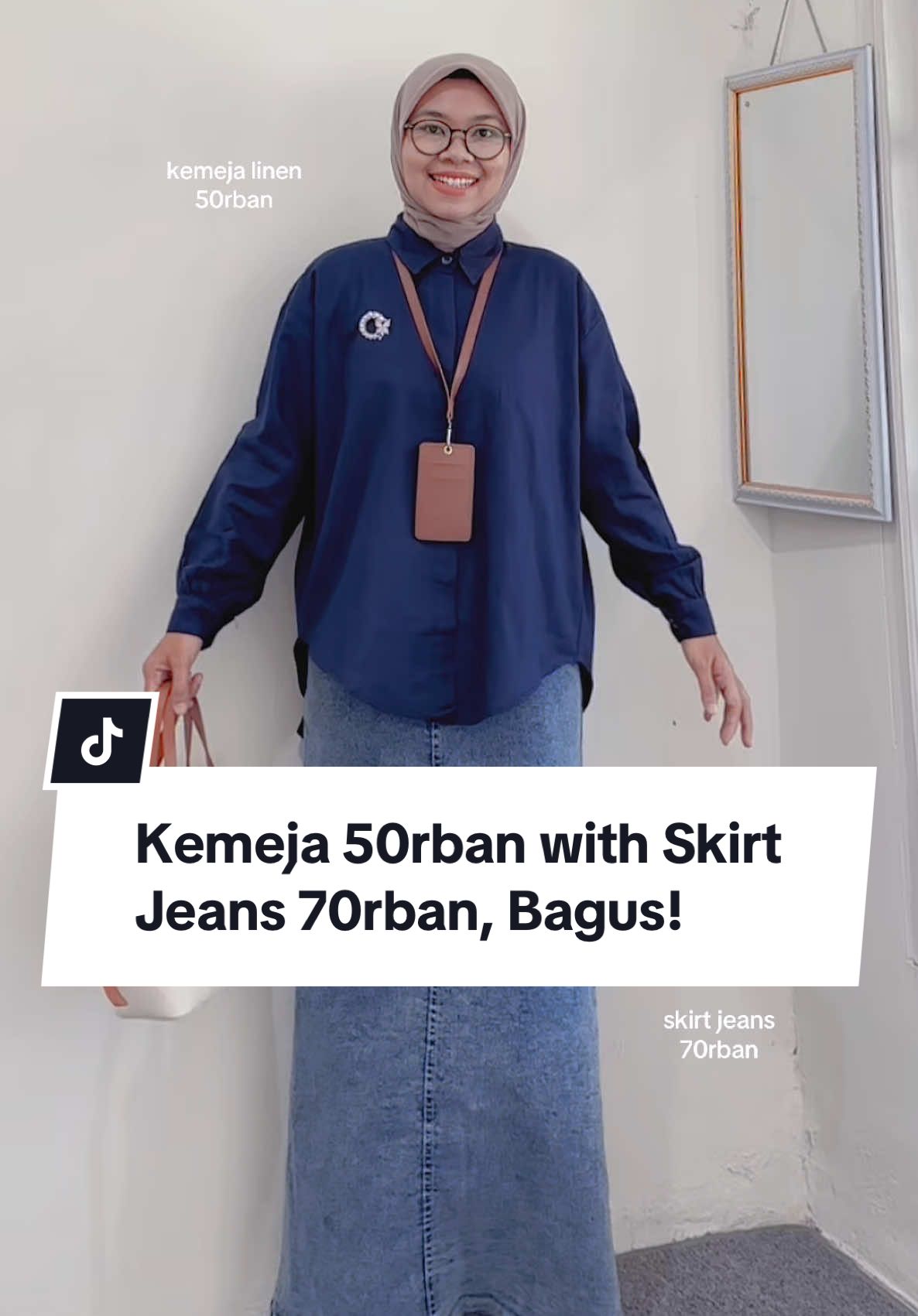 bagus banget!! #kemeja #kemejalinen #kemejawanita #kemejawanitamurah #kemejaviral #skirt #skirtjeans #rokjeans #rokjeanspremium #rokjeansmurah #fyp 