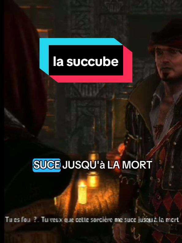 la succube et jaskiet #geraltofrivia #thewitcher2 #gamers #jeuxvideo #playstation #xbox #fyp #pourtoii #thewitcher 