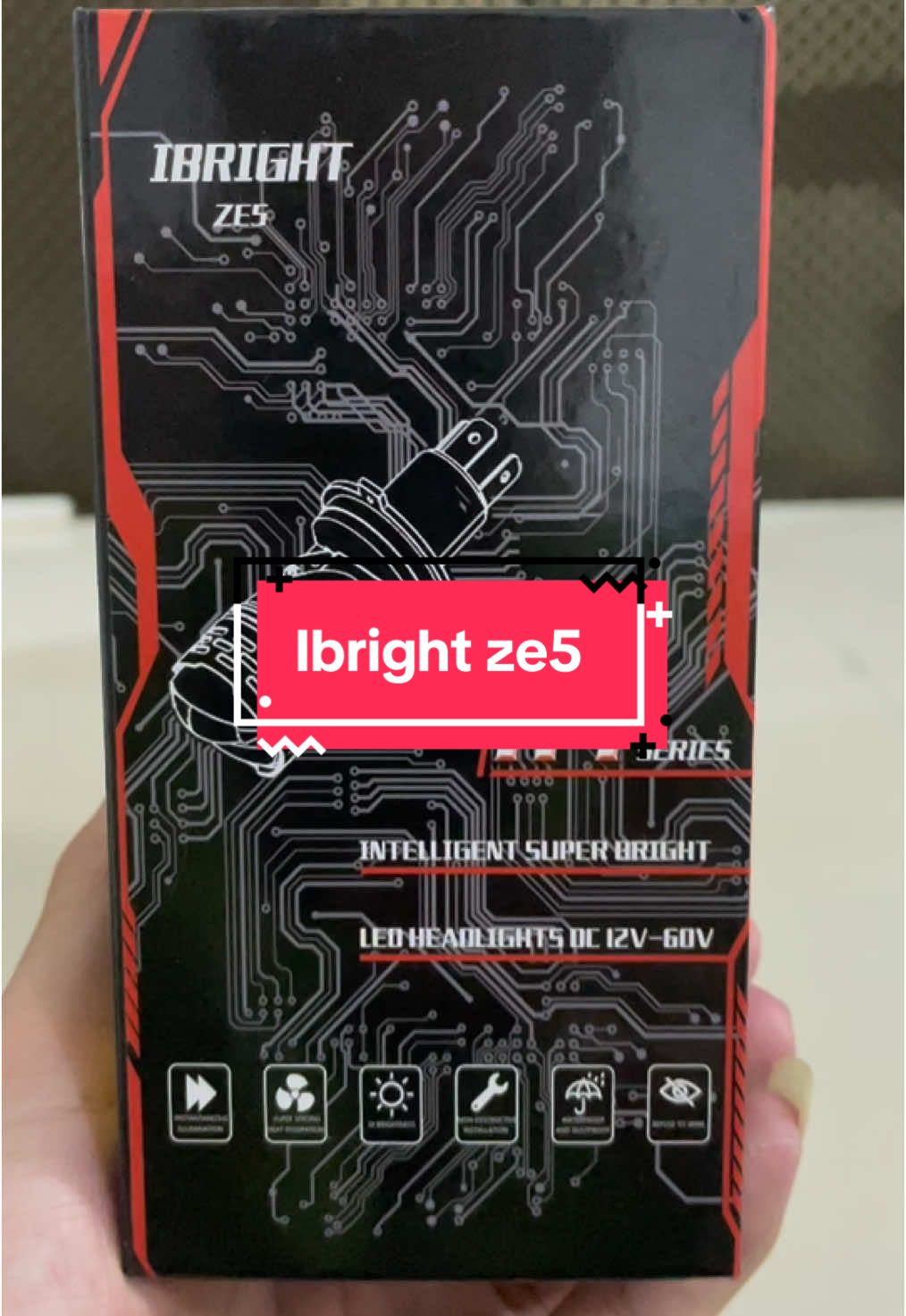 Rekomendasi ibright ze5 shocked H4 #lampumotor #lampumobil  #fy 