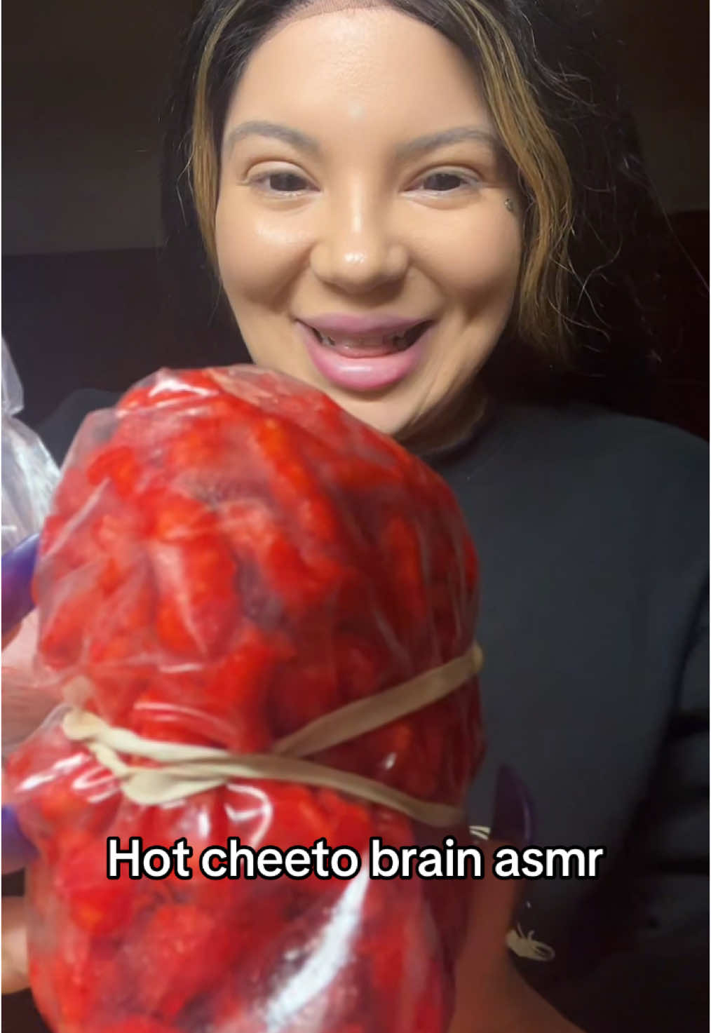 Hot cheeto brains are a perfect hangover snack  #fyp #hotcheeto #brain #asmreating 