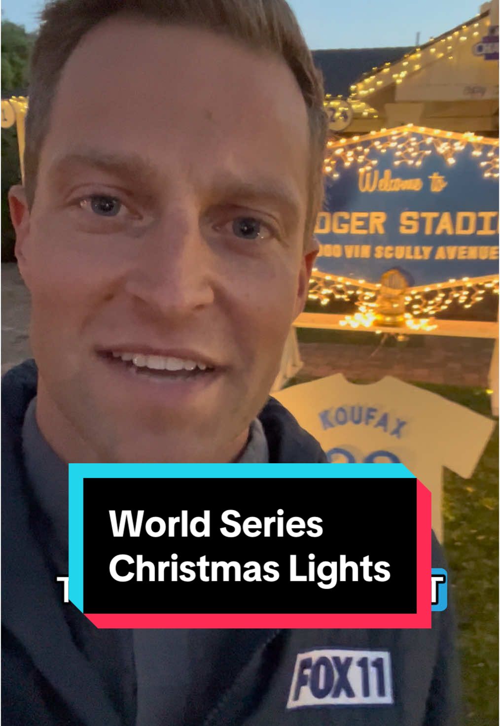 World Series Christmas Lights FTW #lights #christmas #christmaslights #dodgers #MLB #losangeles #torrance #fyp #holiday #foryou #tiktok #trending #mvp #California #dodgerstadium #baseball #decorations @FOX 11 Los Angeles @Los Angeles Dodgers 