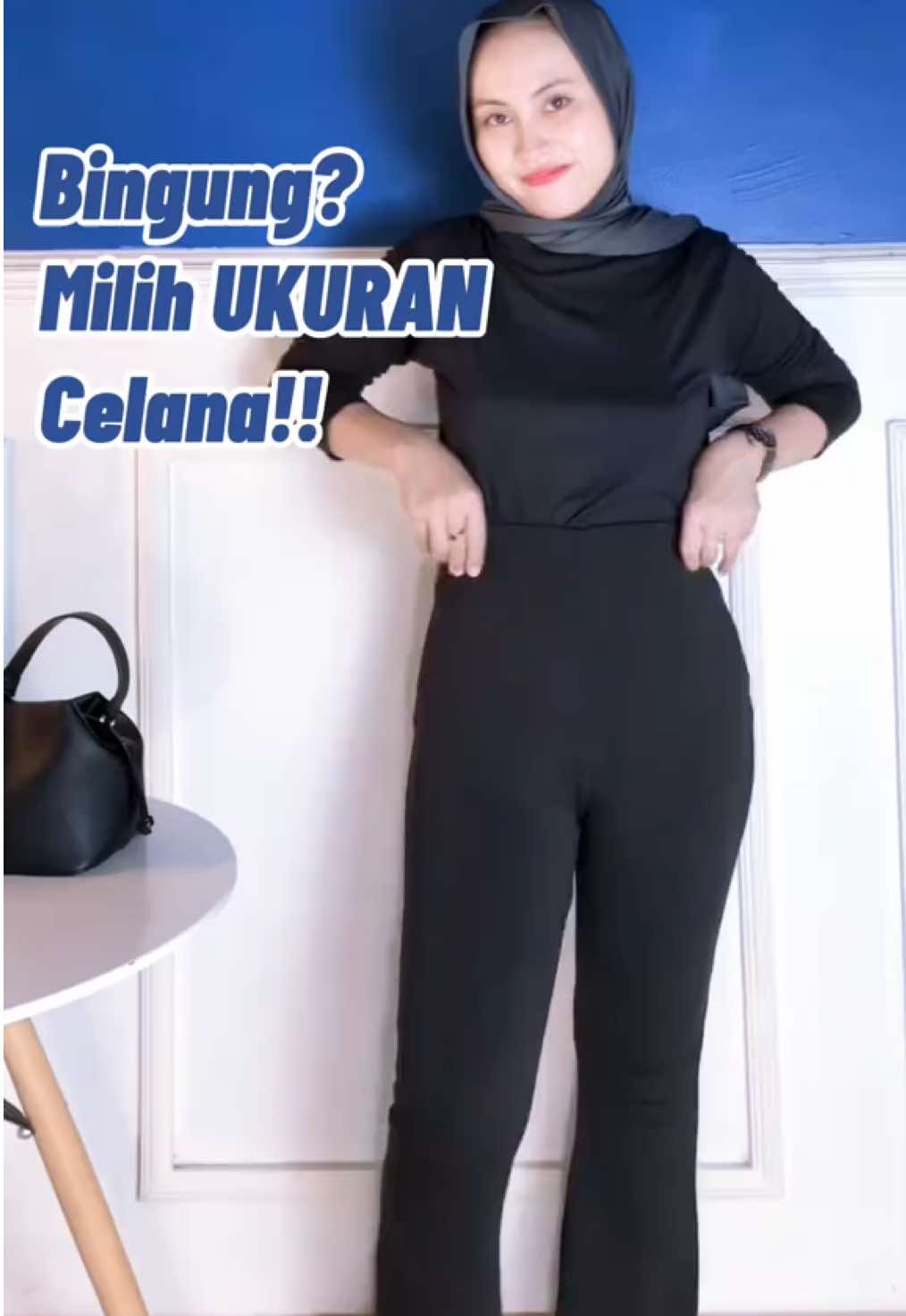 Bingung milih ukuran celana?  #pants #highwaist #celanacutbray #celanahighwaist 