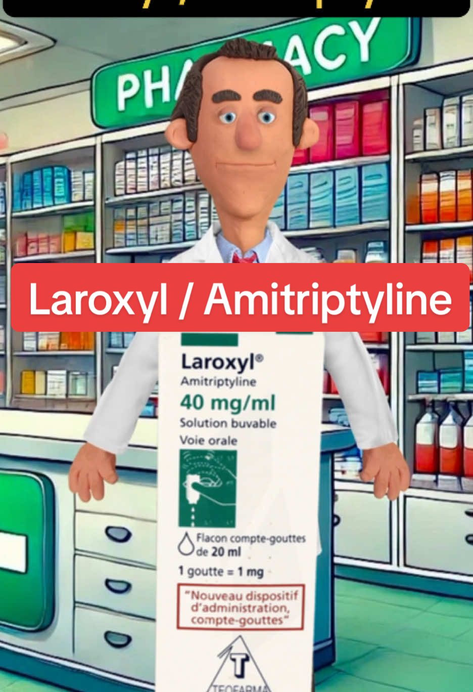 Laroxyl #laroxyl #vulgarisation #pharmacologie #ifsi #etudianteinfirmière #etudiantmedecine