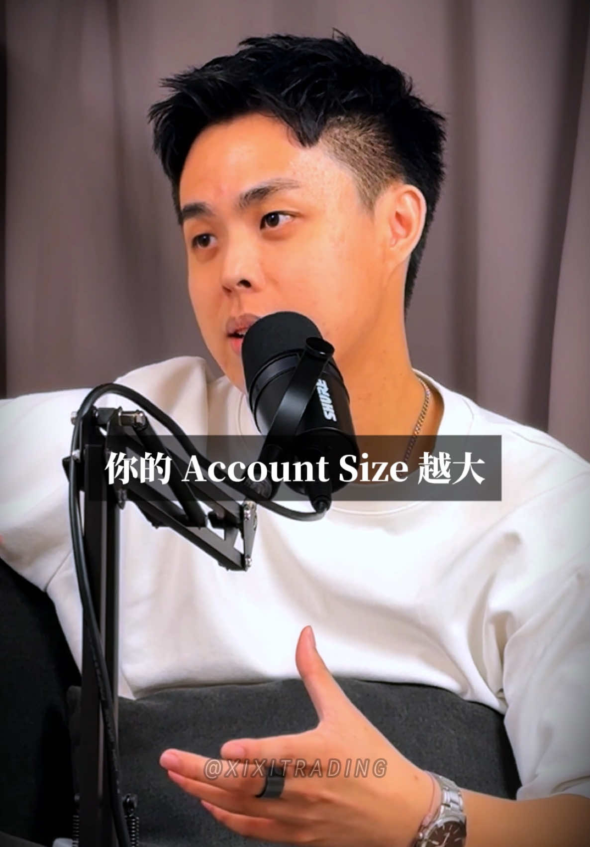 本金越大，交易起来比较舒服。 #xixitrading #RealTalkTuesday #deeptalk #podcast #fyp 