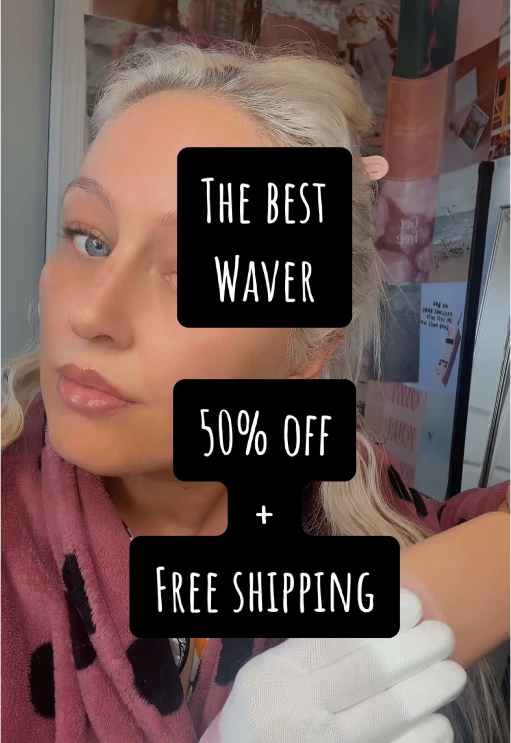 This 2 inch waver is on a flash deal. You can get it for half off and free shipping. I love how fast amd easy it is to use. There is an way to adjust the temperature also. #waver #wavyhair #beachwaves #curlyhair #hairstyles #hair #hairtok #easyhairstyles #hairtutorial #hairtutorials 