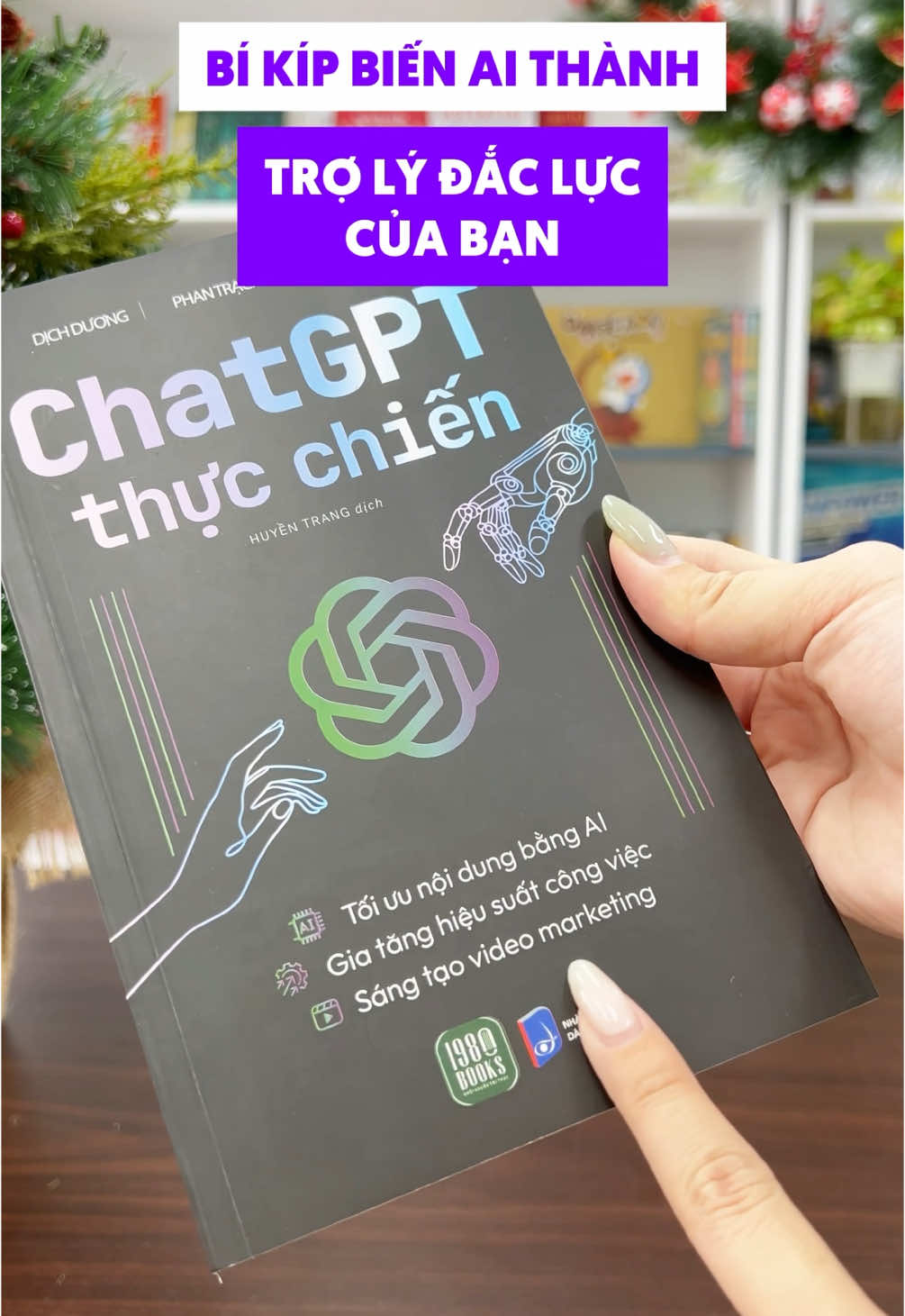 Sáng tạo nội dung, tối ưu công việc, tăng tốc thành công – tất cả chỉ gói gọn trong 'Chat GPT Thực Chiến'. Bạn đã sẵn sàng thử chưa? #fahasa #chatgptthucchien #chatgpt #BookTok #tusachtiktok #xuhuongtiktok 