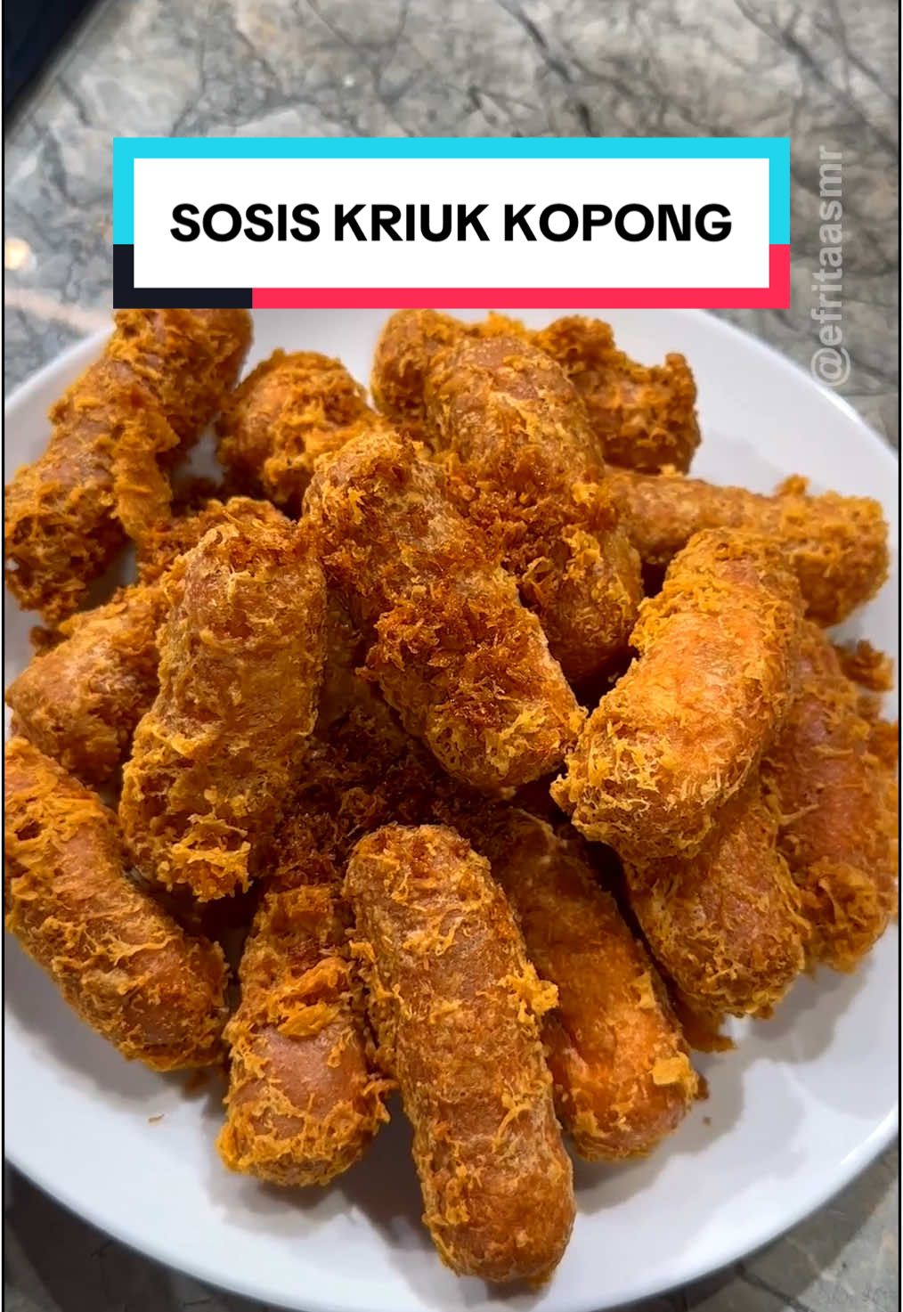 Membalas @Harvey_Dk bikin sosis kriuk kopong sat set anti ribet #racunefrita #fyp #mukbangasmr #idejualanefrita #cemilansimple #idejualan #idecemilan #jajanansd 