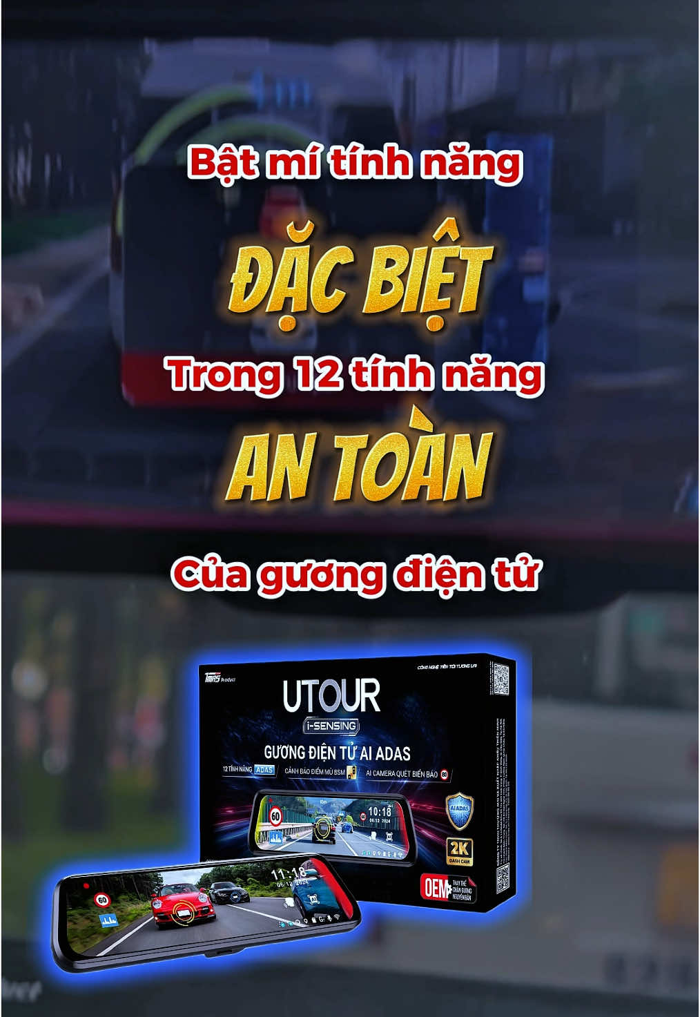Một tính năng an toàn an toàn đặc biệt mà các bác nhất định phải biết khi sở hữu gương điện tử C3M #phukienoto #zkarauto #phukienxehoi #xehay #utourc3m #utour 