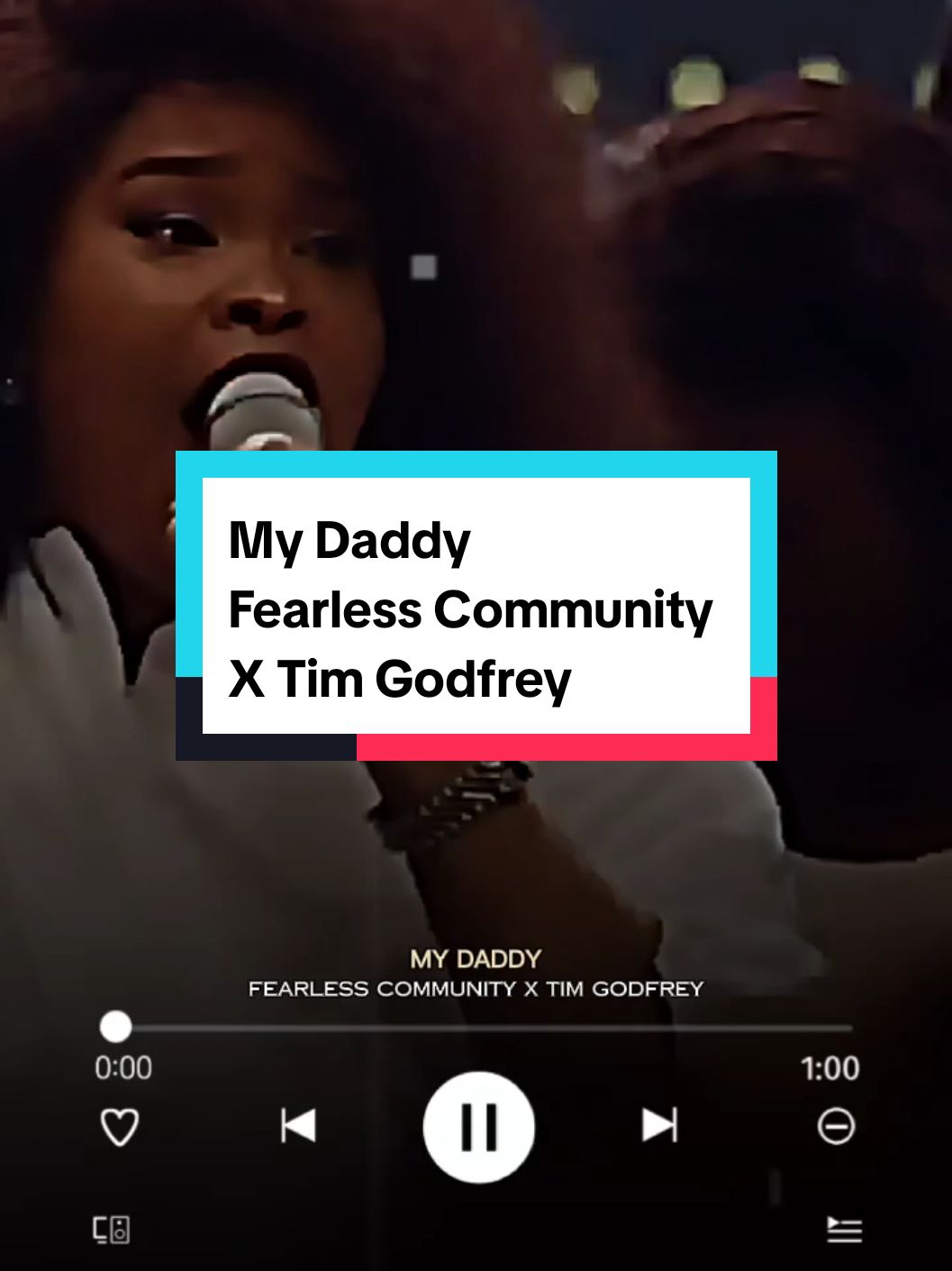 Song:My Daddy (Lyrics) Artist:Fearless Community X Tim Godfrey  . . #mydaddy #mydaddymydaddy #timgodfrey #fearlesscommunity #nigeriantiktok🇳🇬 #ugandatiktok🇺🇬 #christmastiktok #christiantiktok #gospelmusic #christmas #foru #praise #fyp #fypp #worship #hisglorylyrics 