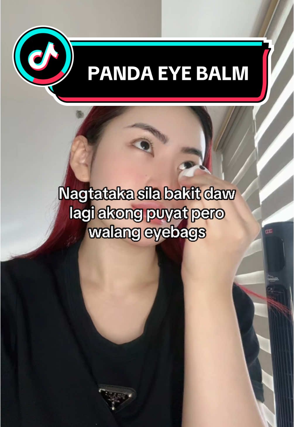 Sobrang tagal maubos kaya hindi kailangan madami bilhin 😂 #fyp #foryou #eyebags #pandaeyebalm #eyebalm #darkundereyes #darkcircles #puyat 