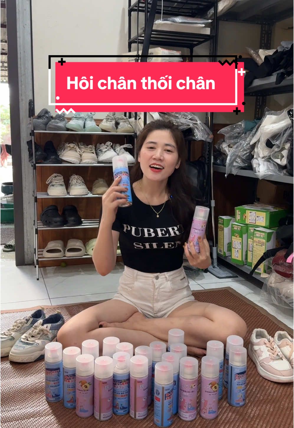 Hôi chân thối chân… Chuyện nhỏ xịt thơm giày thơm chân #xitkhumui #xitkhumuigiay #xitthomchan #xuhuong 