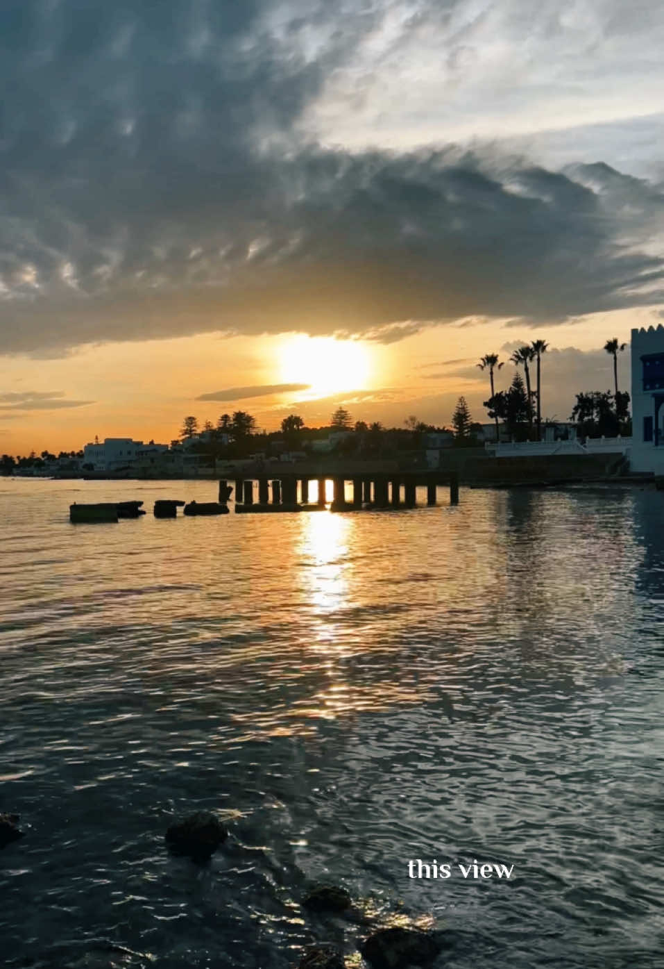 No people,total silence,birds singing,the sound of waves and setting sun…😍 Probably my most beautiful sunset in whole life🌅#nature#tunisia#explore#exploretunisia#tunis#carthage#pourtoi#fyp  