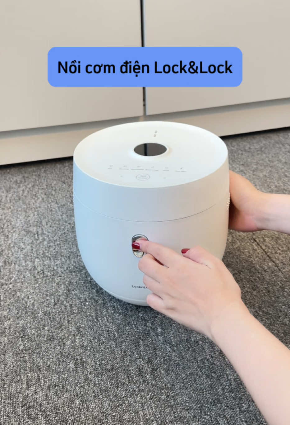 Nhỏ xinh mà cưng cưng, sang cả cái bếp 😍. #noicomdien #locknlock #locknlockvietnam #cogainho_review 