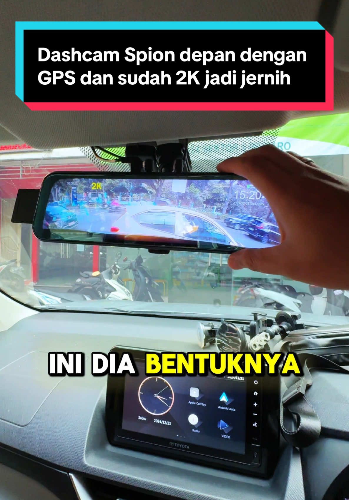 Dashcam Spion Depan GPS 2K ini buat di mobil perlu banget sih jadi kalo ada kejadian tertentu kita punya bukti rekamannya 🔥 #dashcam #dashcamindonesia #dashcamspion #dashcam2K #dashcammurah #dashcammobil #adlihibatul 