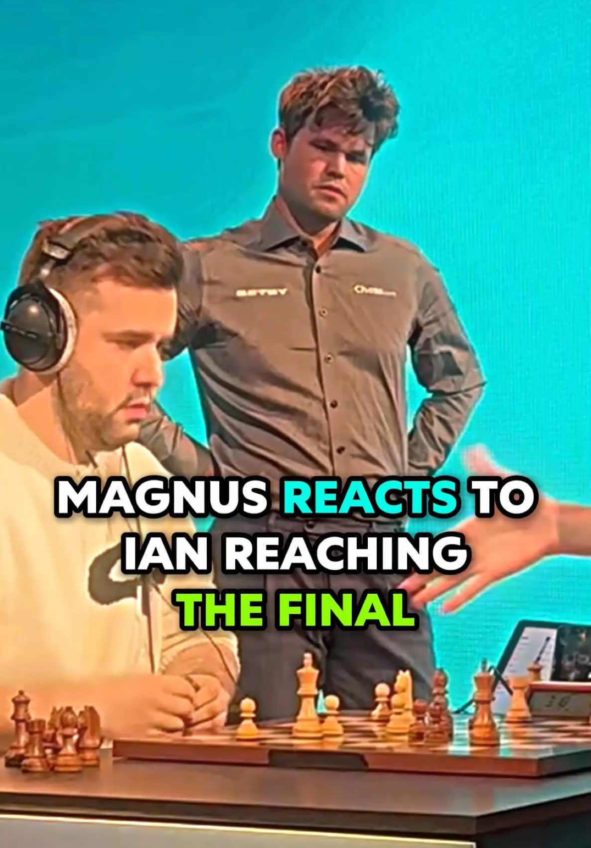 Magnus REACTS to Ian Nepomniachtchi REACHING THE FINAL #chess #chesstok #chesscom #magnuscarlsen 