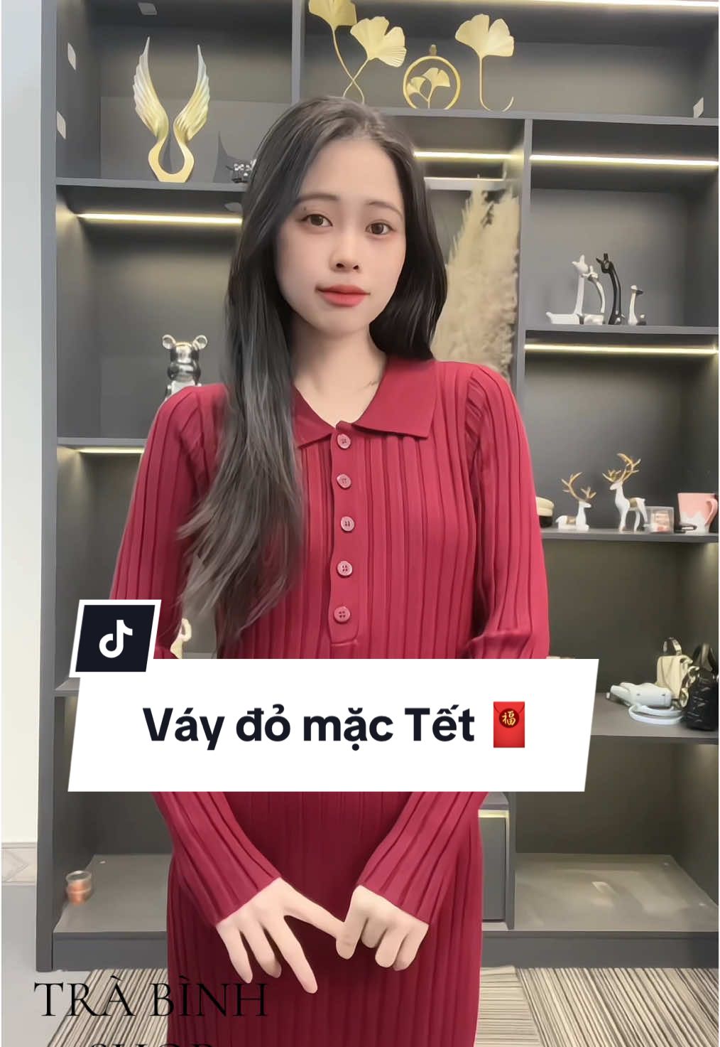 Thấy đỏ là thấy Tết #xuhuong #trending #quanhedoitactraphi💞 #vaybaudichoi #thudong #vaybauditiec #setbau #bausangchanh #vaylen 